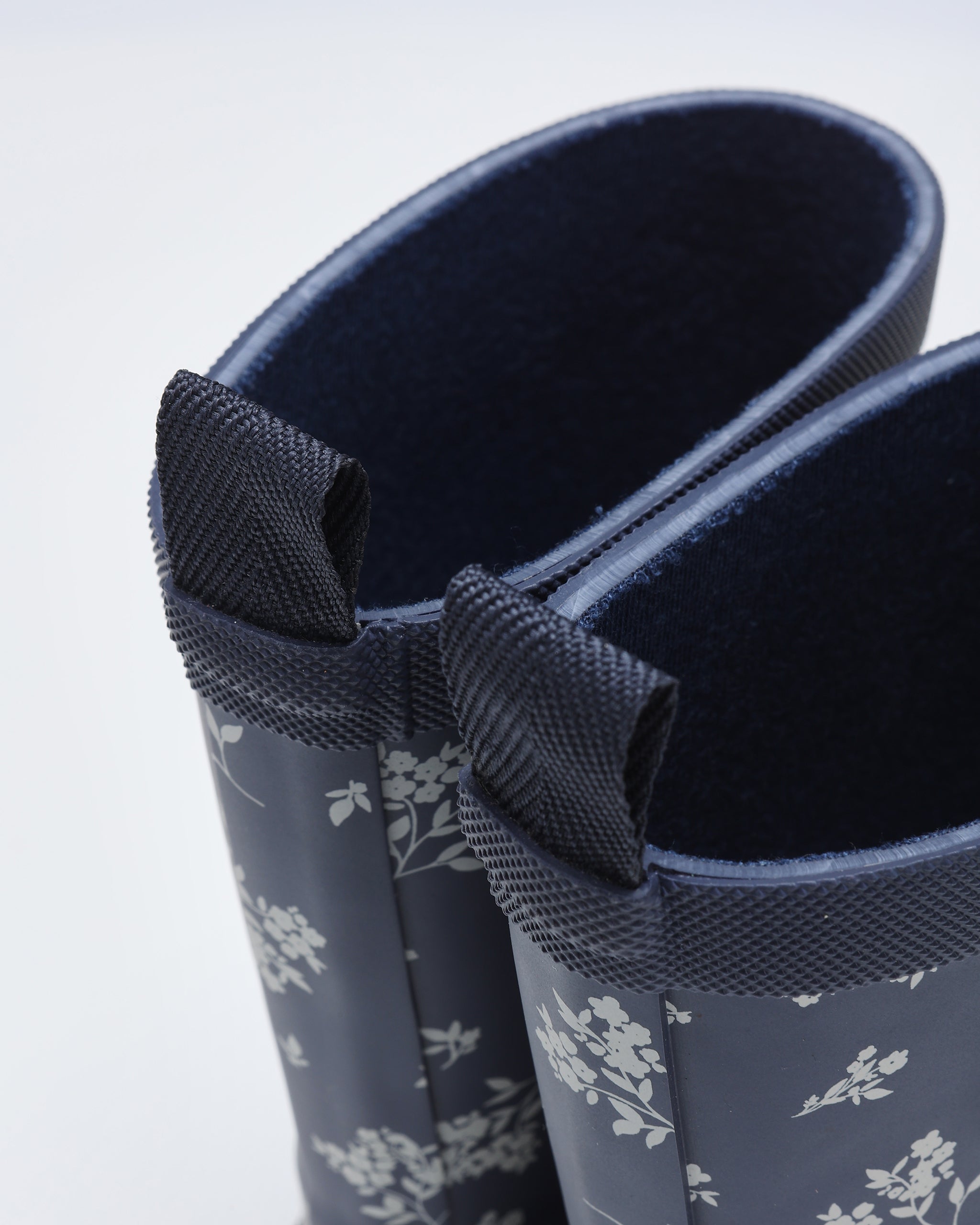 Botte de pluie | Floral bleu