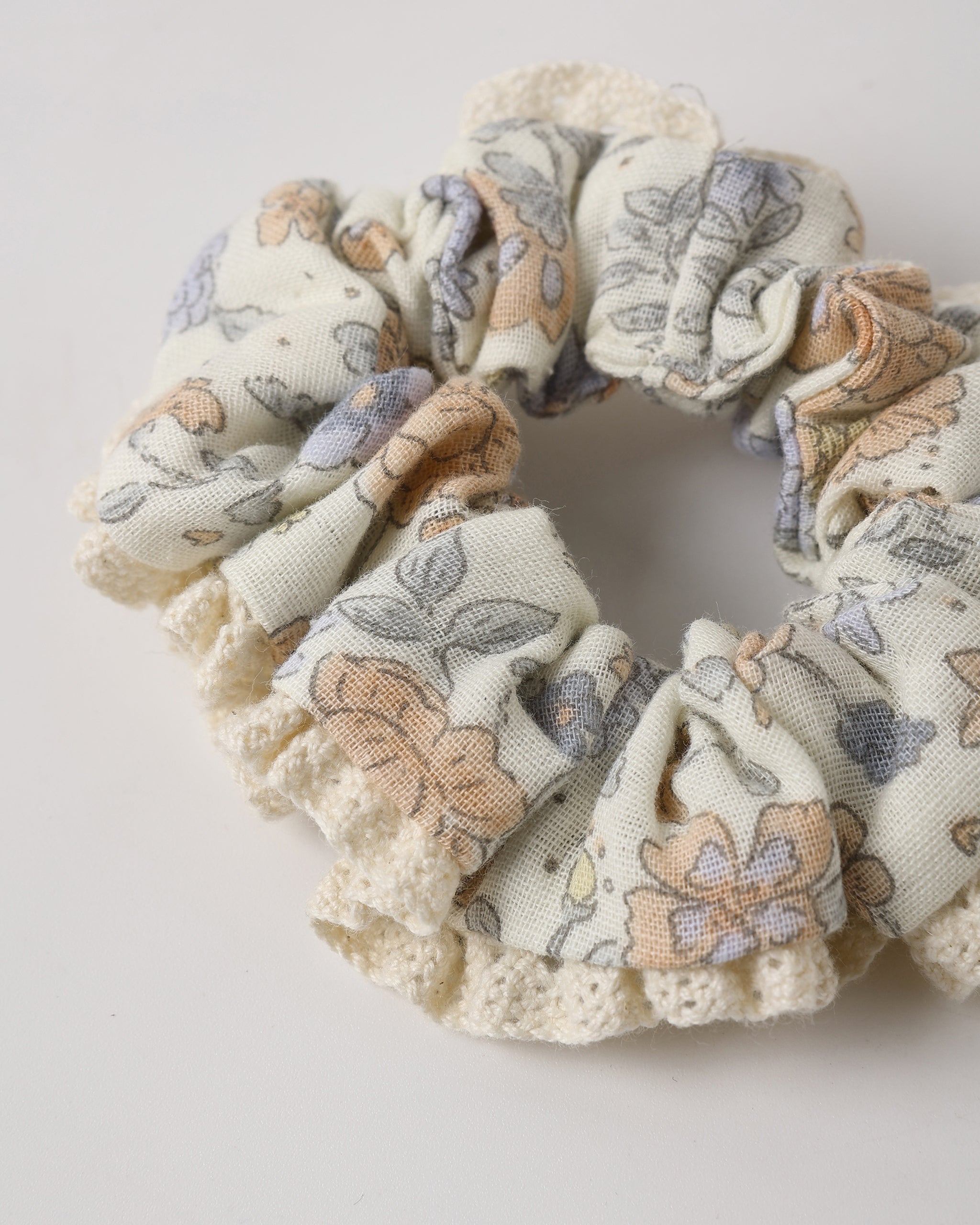 Scrunchie Set Green Gingham, Bloom - Rylee + Cru | Kids Clothes | Trendy Baby Clothes | Modern Infant Outfits |