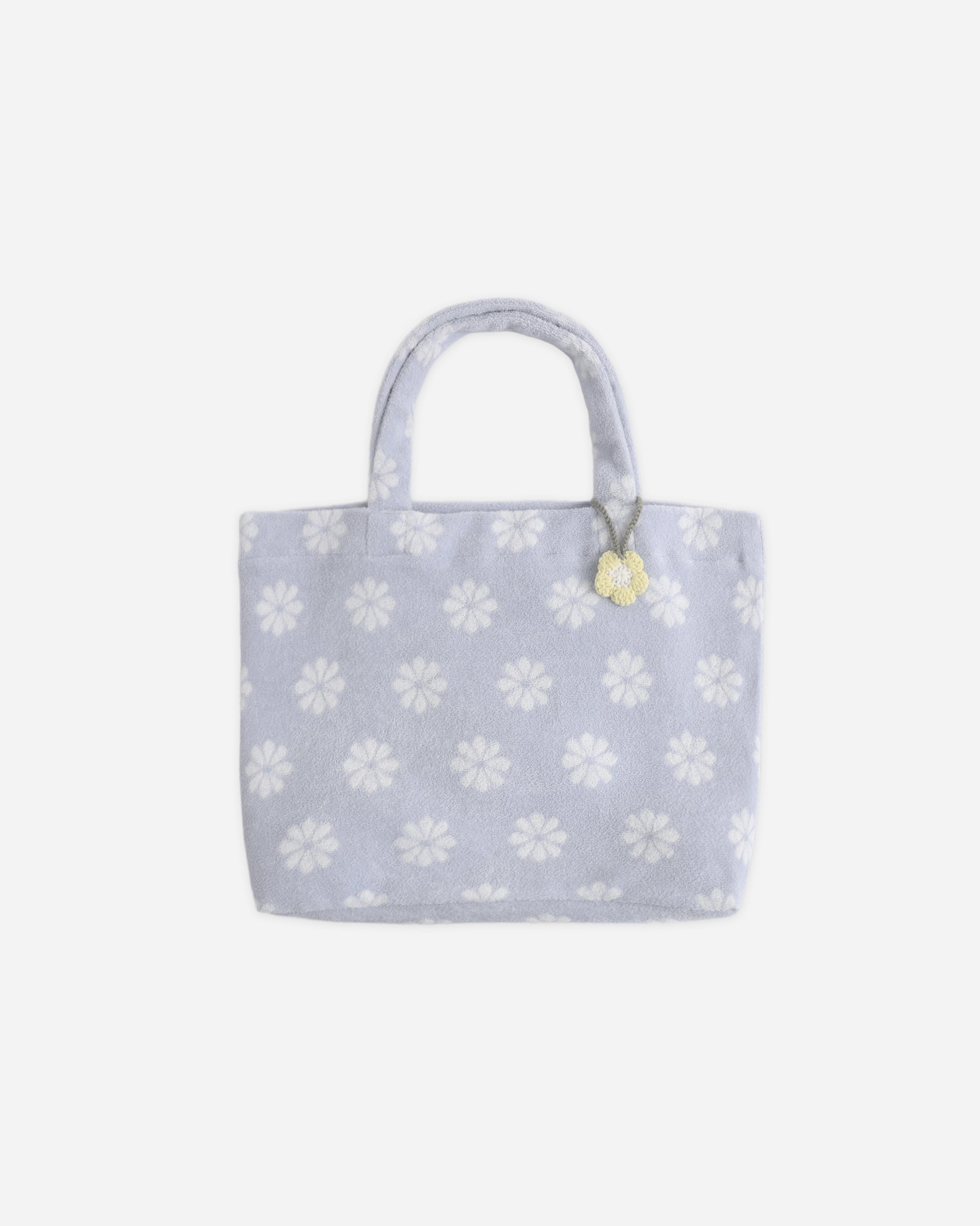 Terry Beach Bag Periwinkle Daisy - Rylee + Cru | Kids Clothes | Trendy Baby Clothes | Modern Infant Outfits |