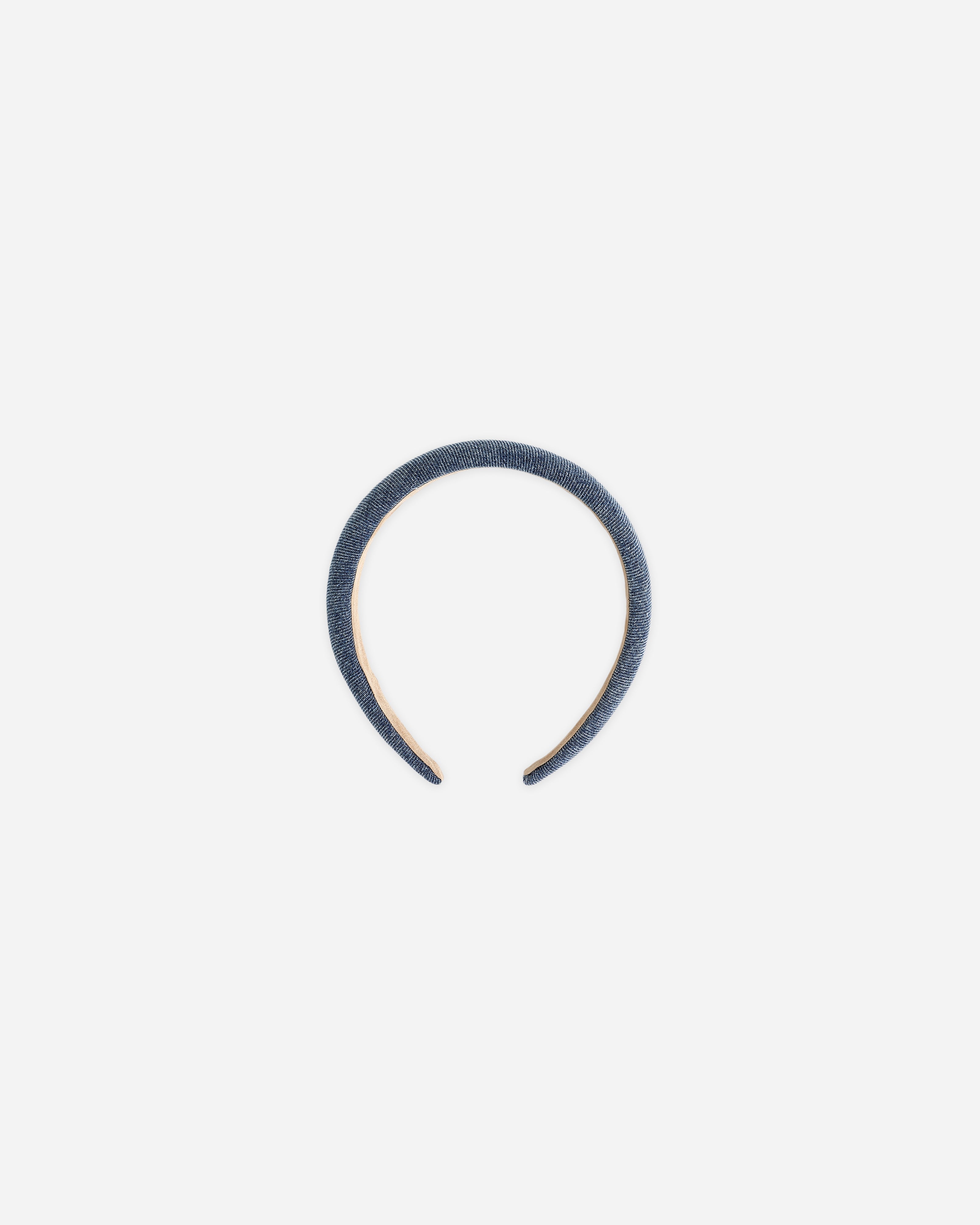 Padded Headband | Indigo Denim