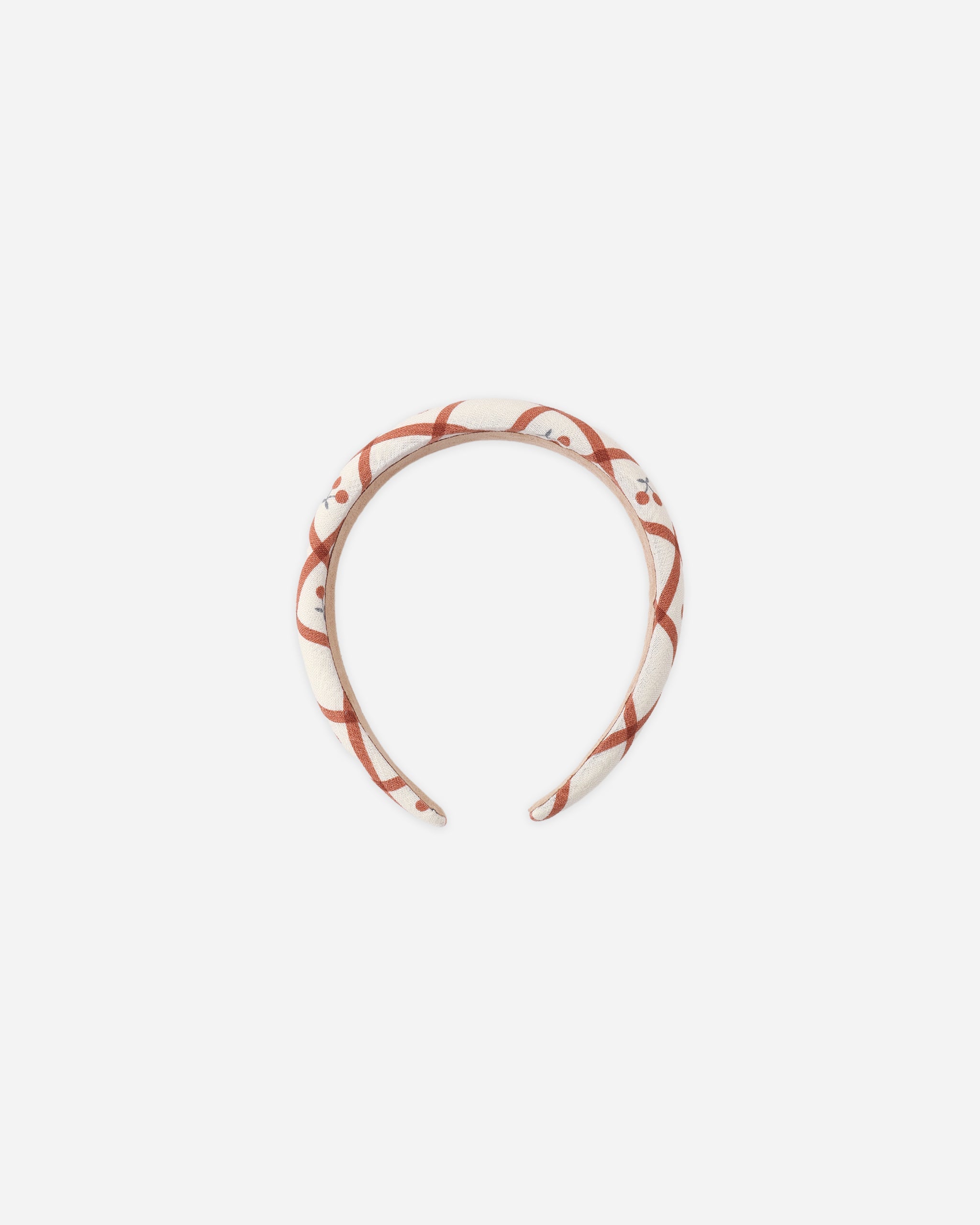 Padded Headband Cherry Check - Rylee + Cru | Kids Clothes | Trendy Baby Clothes | Modern Infant Outfits |