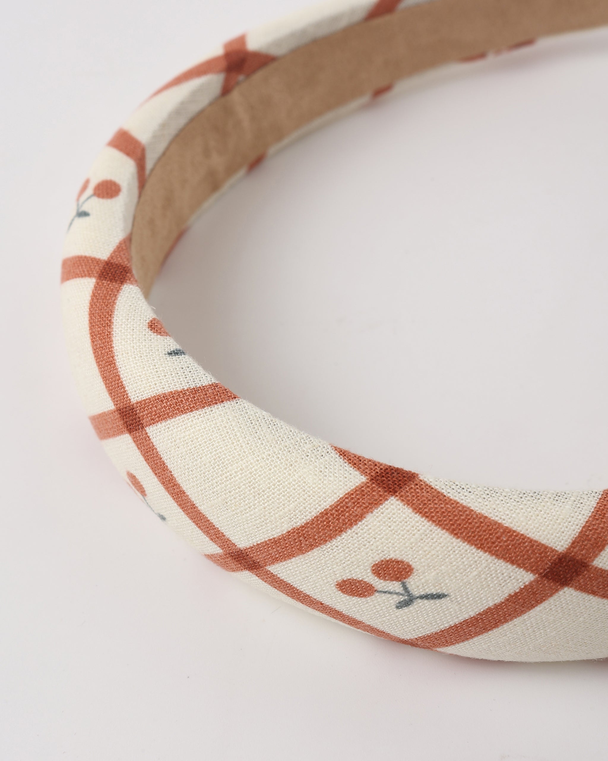 Padded Headband Cherry Check - Rylee + Cru | Kids Clothes | Trendy Baby Clothes | Modern Infant Outfits |