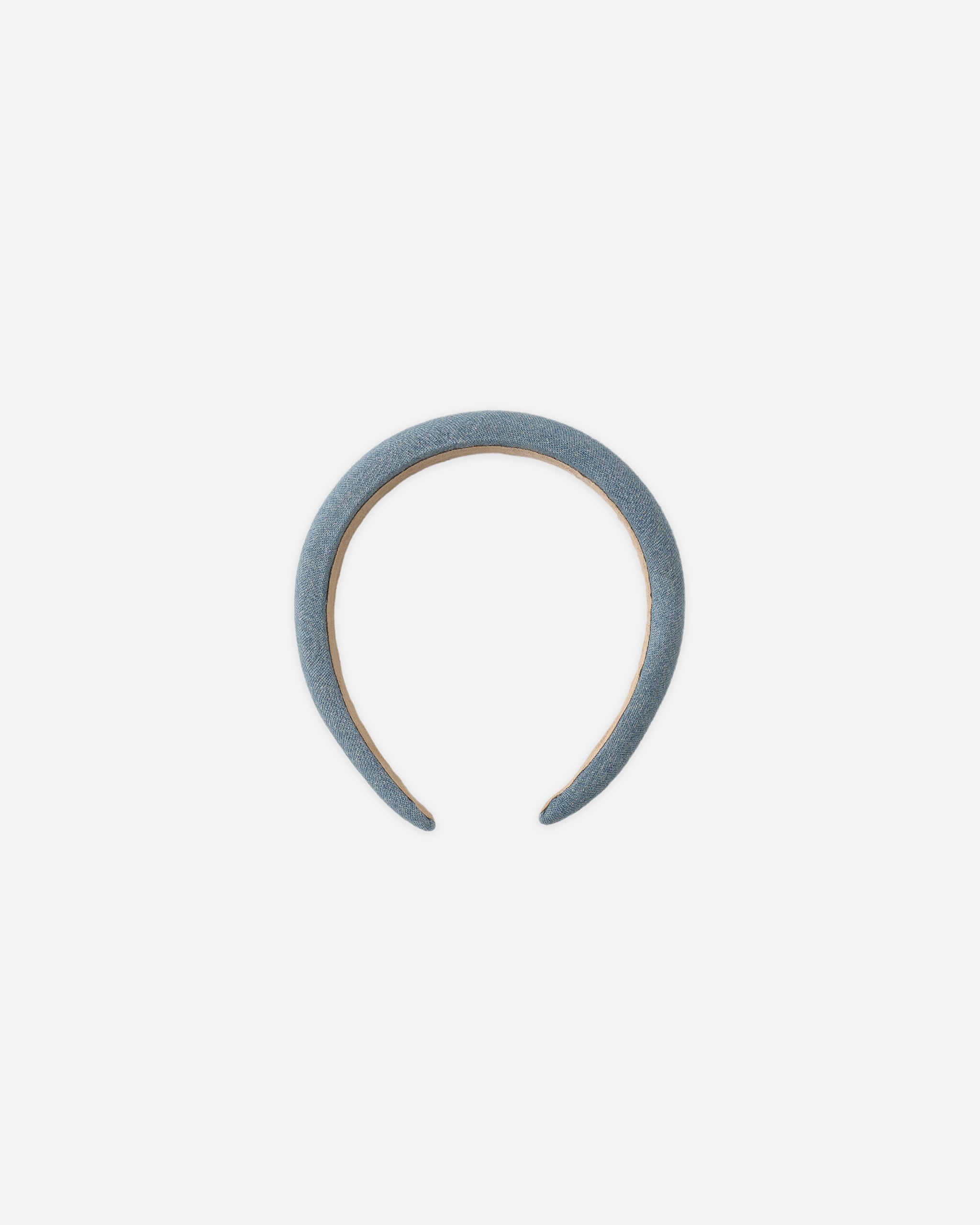 Padded Headband Washed Blue