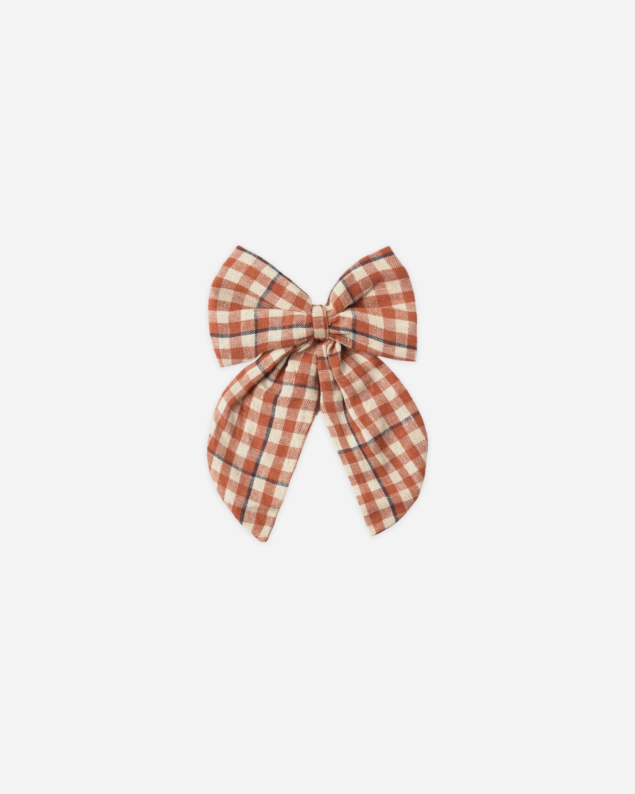 Oversized Bow Poppy Gingham - Rylee + Cru | Kids Clothes | Trendy Baby Clothes | Modern Infant Outfits |