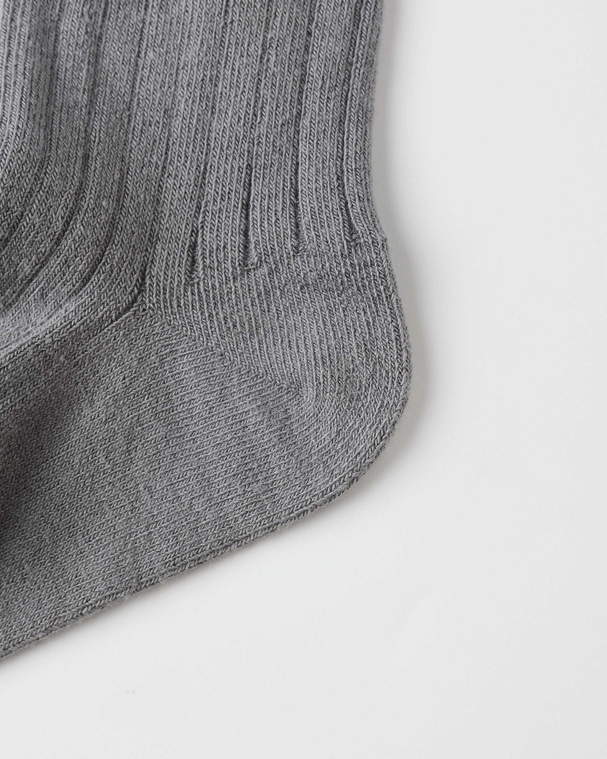 Ribbed Socks || Brown, Dusty Blue
