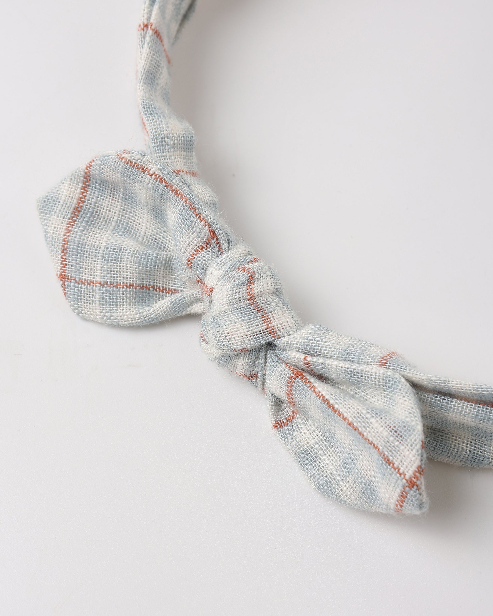 Baby Bow Headband Light Blue Plaid - Rylee + Cru | Kids Clothes | Trendy Baby Clothes | Modern Infant Outfits |