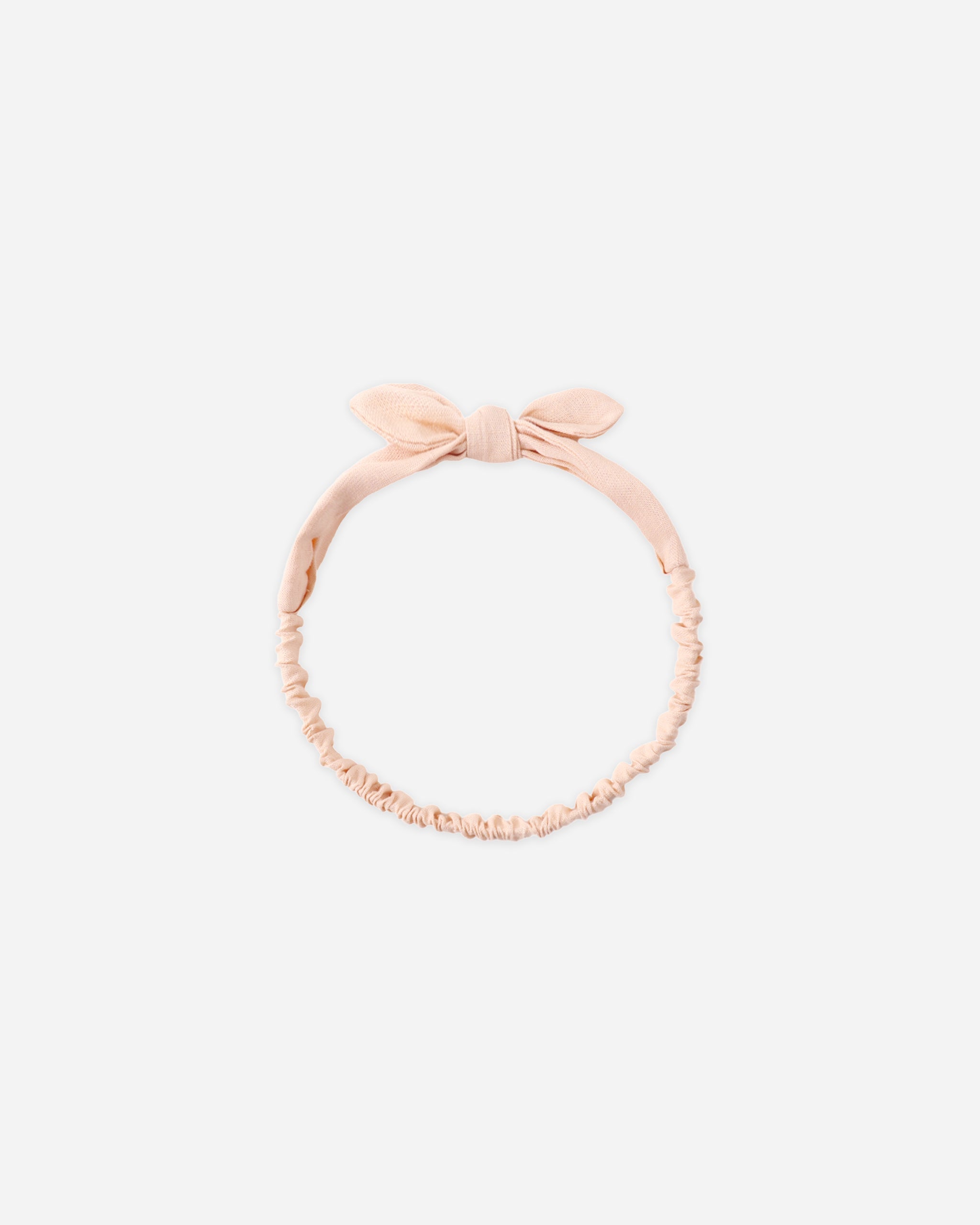 Baby Bow Headband Blush