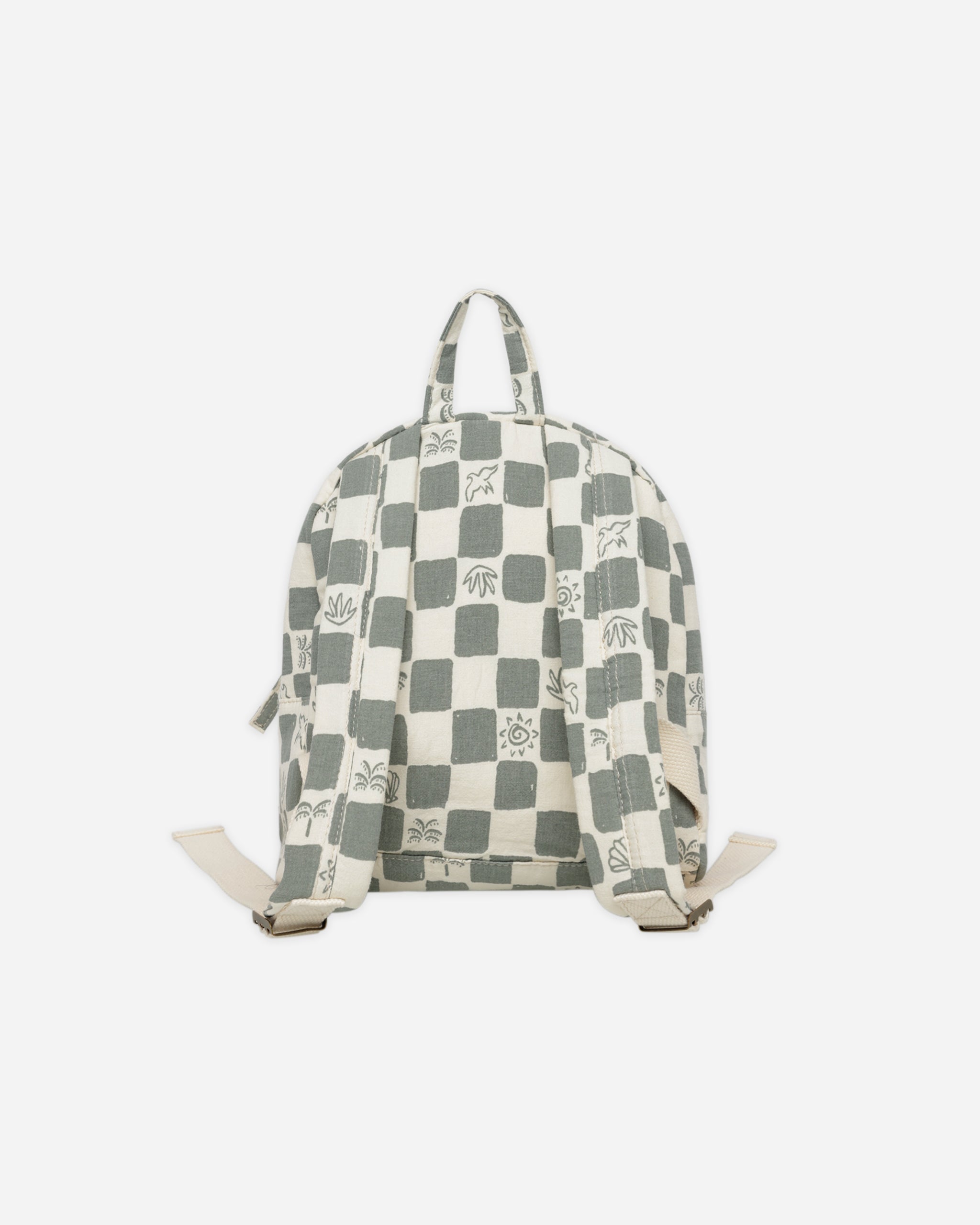 Mini Backpack || Coastal Check