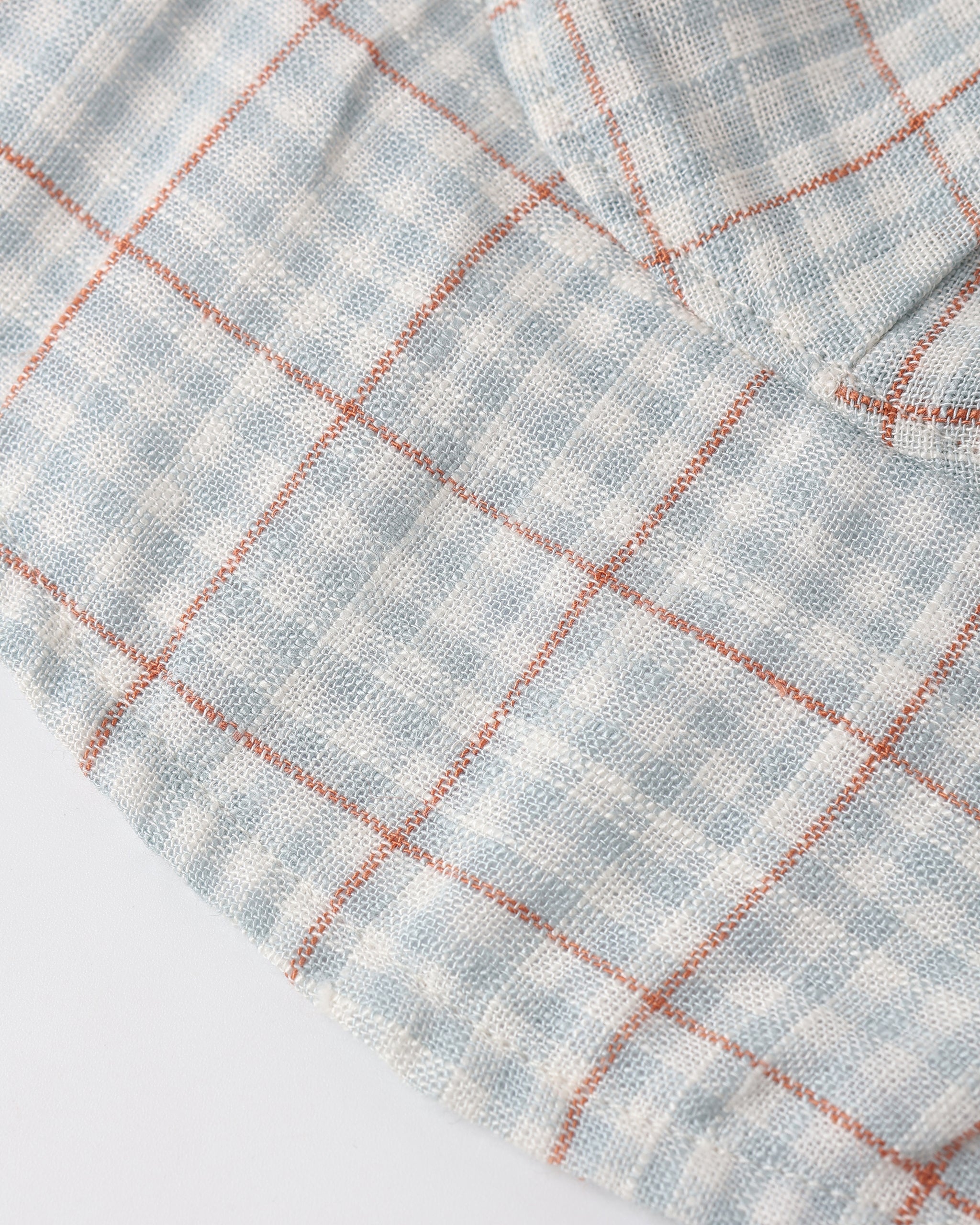 Floppy Sun Hat Light Blue Plaid - Rylee + Cru | Kids Clothes | Trendy Baby Clothes | Modern Infant Outfits |