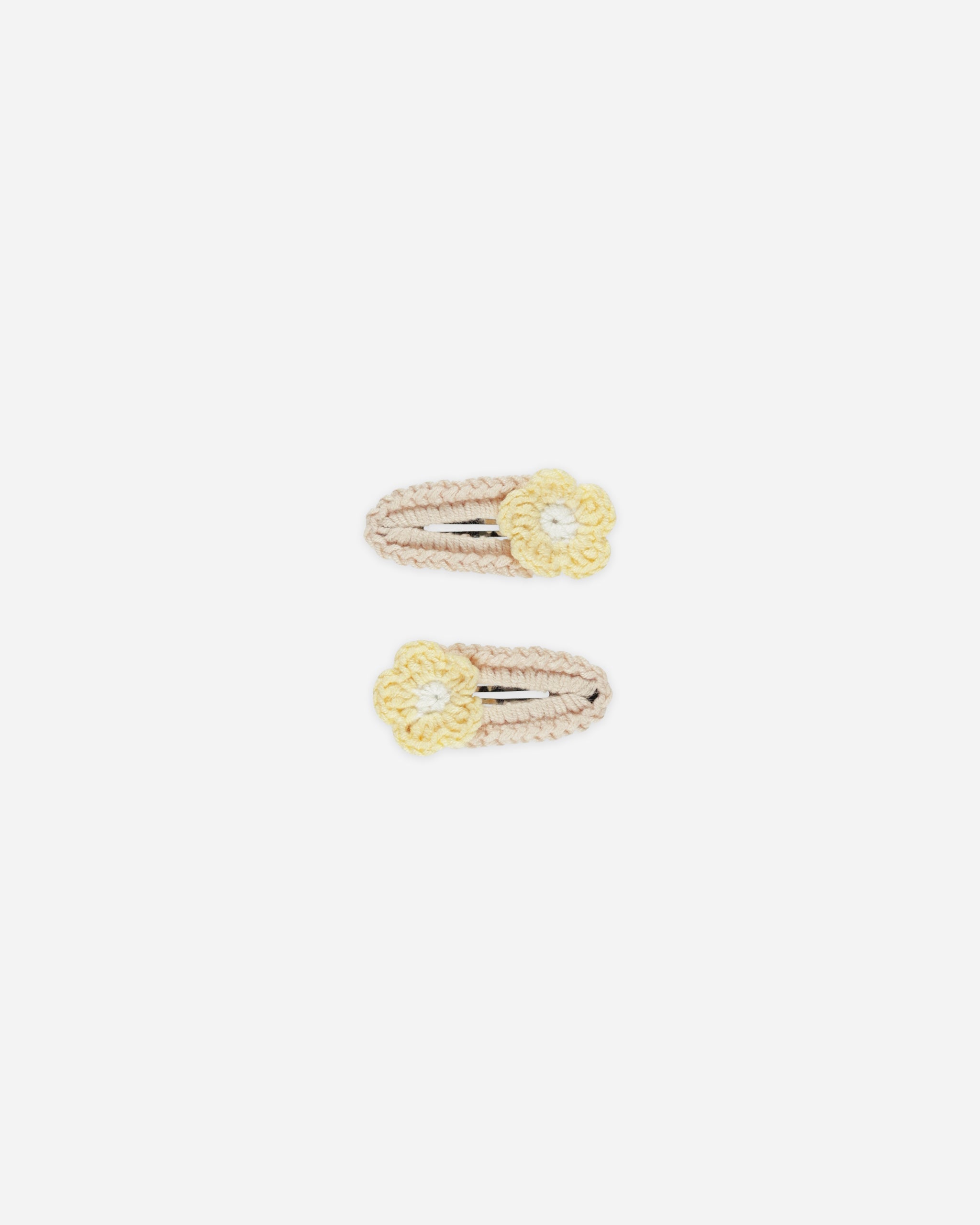 Crochet Clips || Yellow Daisy