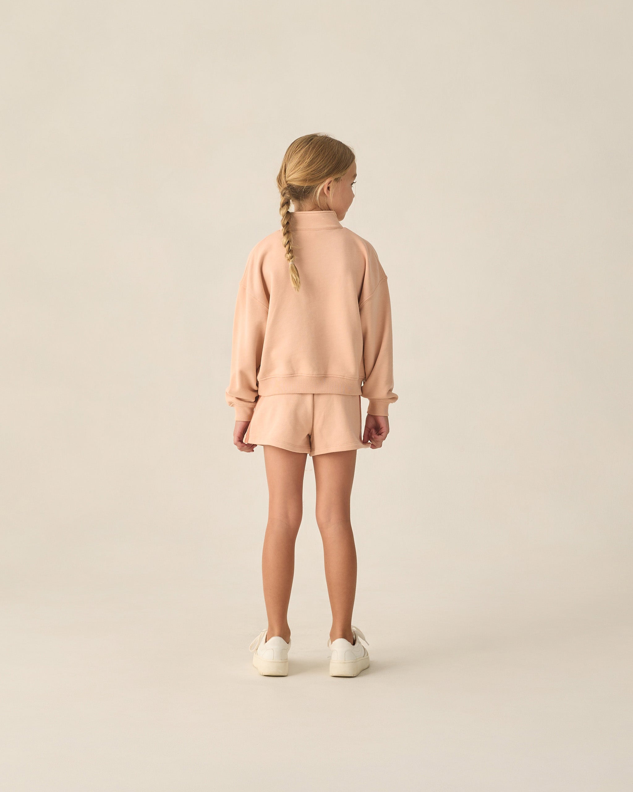 Racer Track Short Melon - Rylee + Cru | Kids Clothes | Trendy Baby Clothes | Modern Infant Outfits |