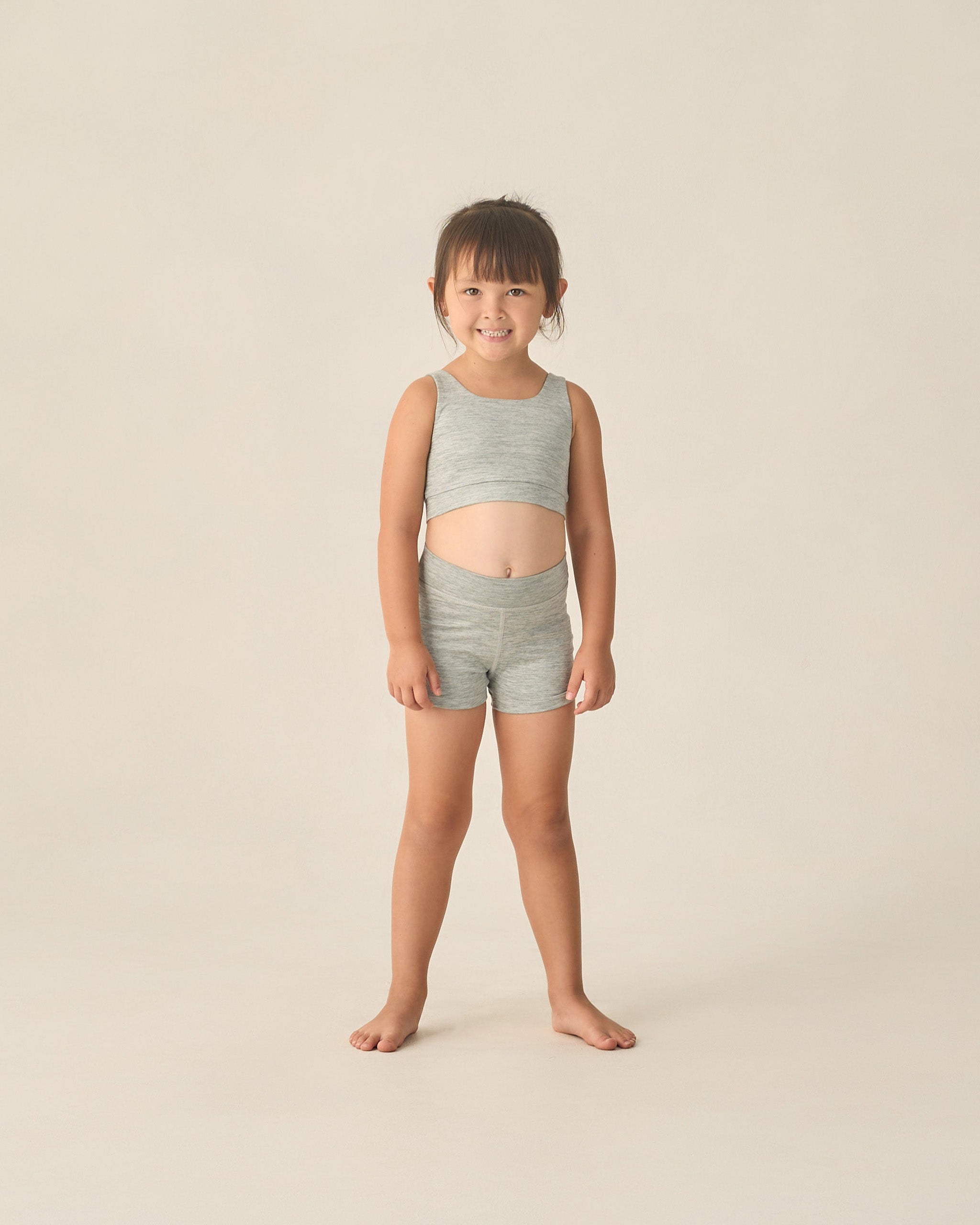 Swift Sports Bra Heathered Sea Green - Rylee + Cru | Kids Clothes | Trendy Baby Clothes | Modern Infant Outfits |