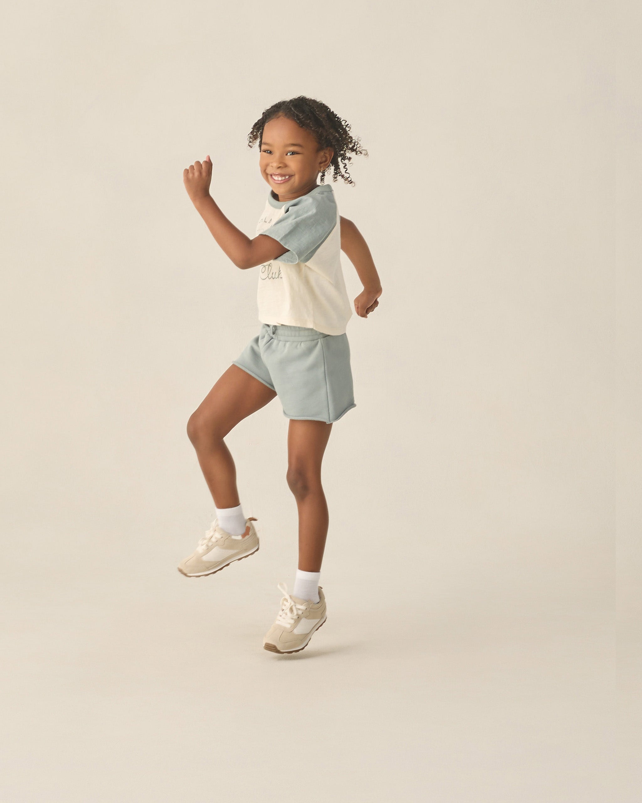 Raglan Crop Tee Surf Club - Rylee + Cru | Kids Clothes | Trendy Baby Clothes | Modern Infant Outfits |