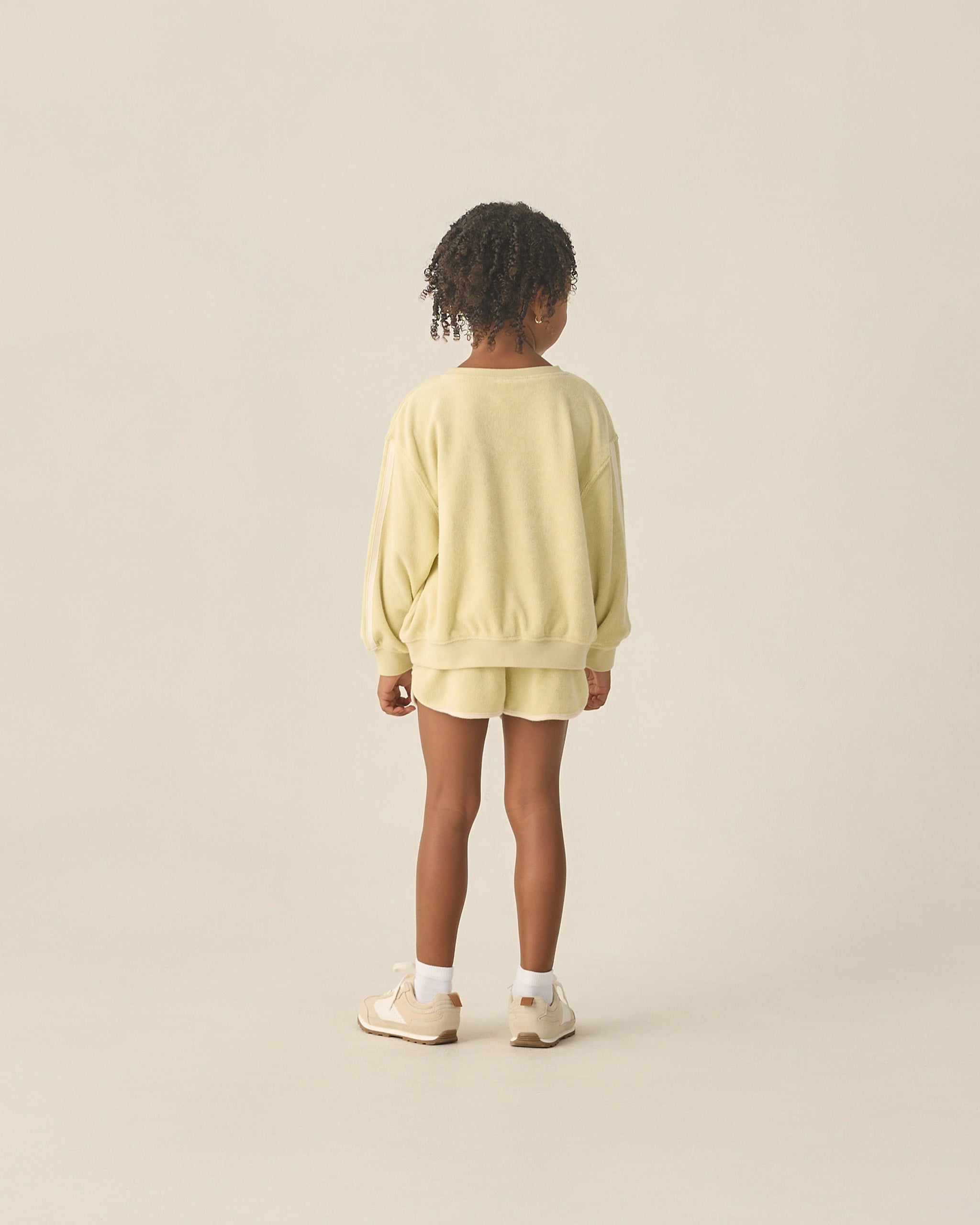 Track Short Citron - Rylee + Cru | Kids Clothes | Trendy Baby Clothes | Modern Infant Outfits |