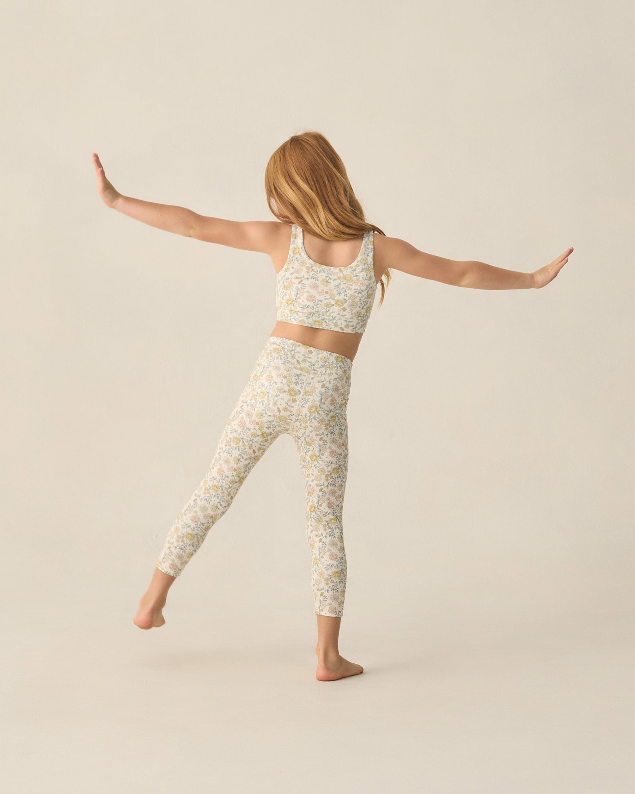 Basic Legging Citron Bloom - Rylee + Cru | Kids Clothes | Trendy Baby Clothes | Modern Infant Outfits |