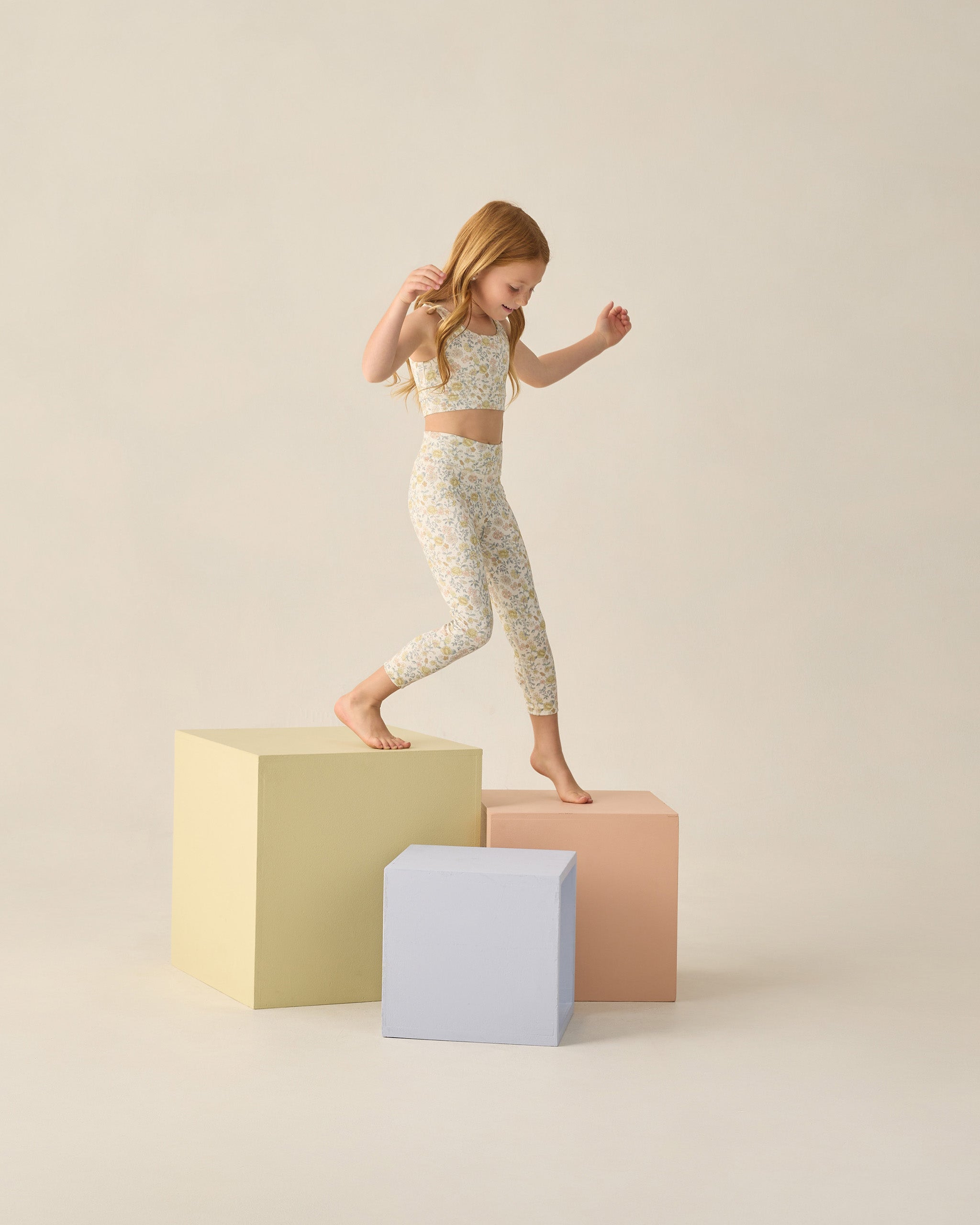 Basic Legging Citron Bloom - Rylee + Cru | Kids Clothes | Trendy Baby Clothes | Modern Infant Outfits |