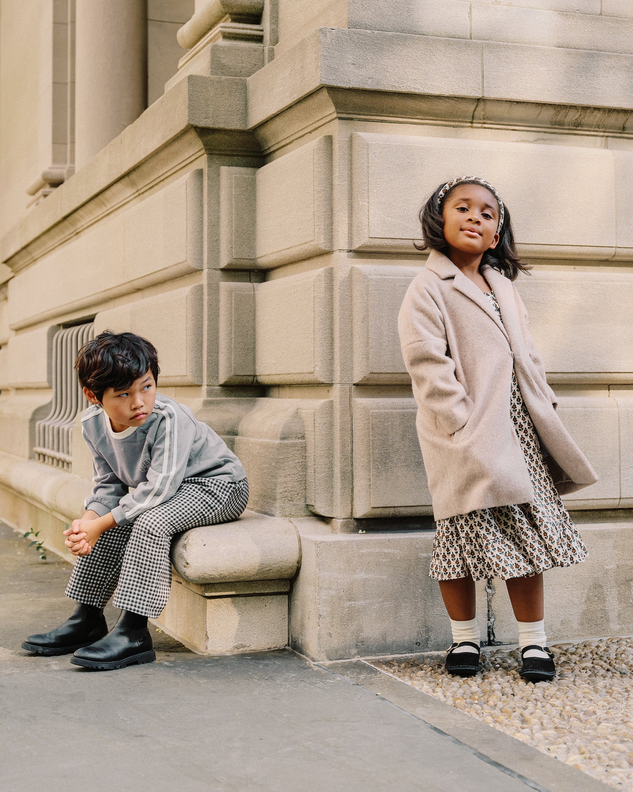 Manteau long Presley || Camel