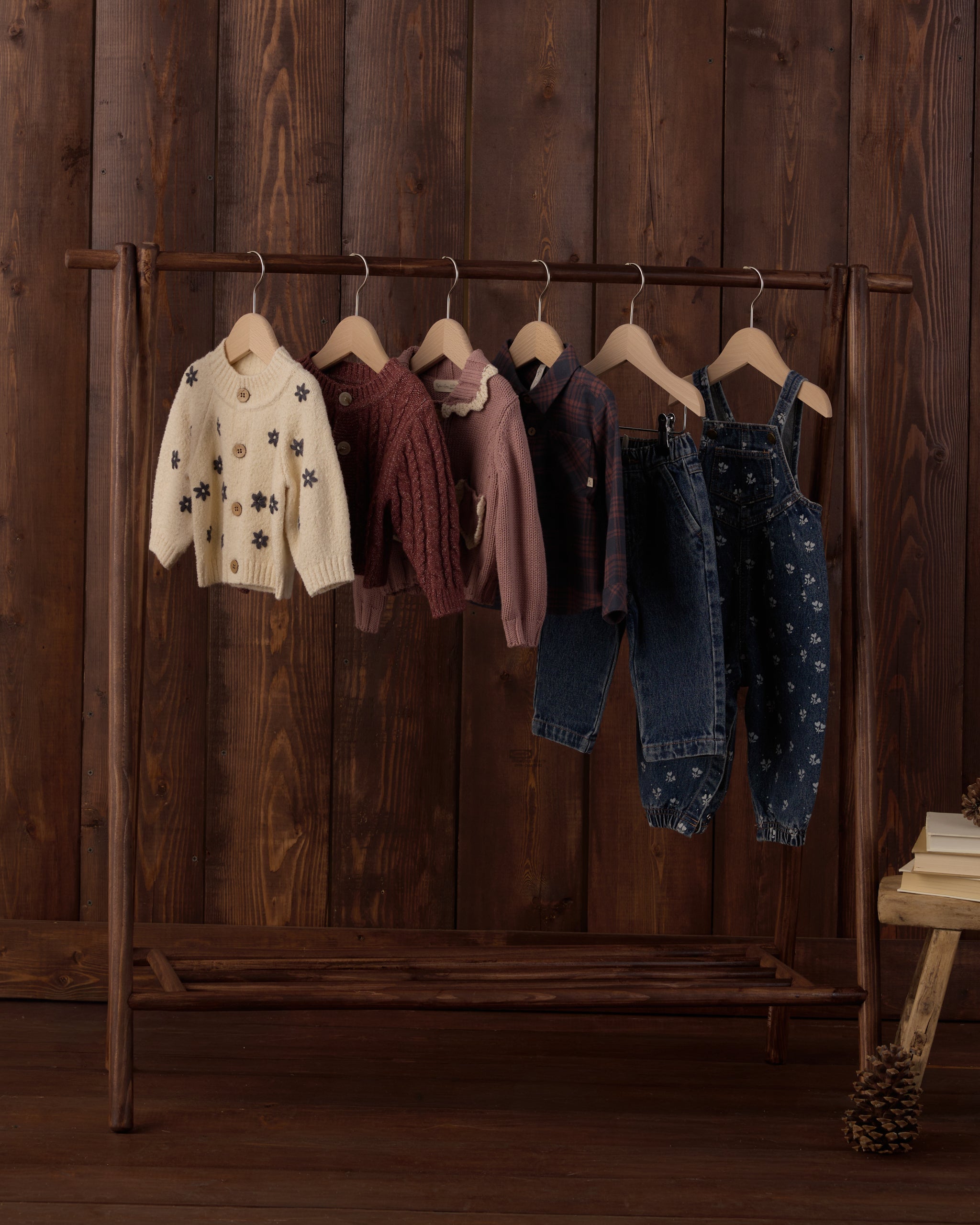 Tulip Cardigan Midnight Daisies