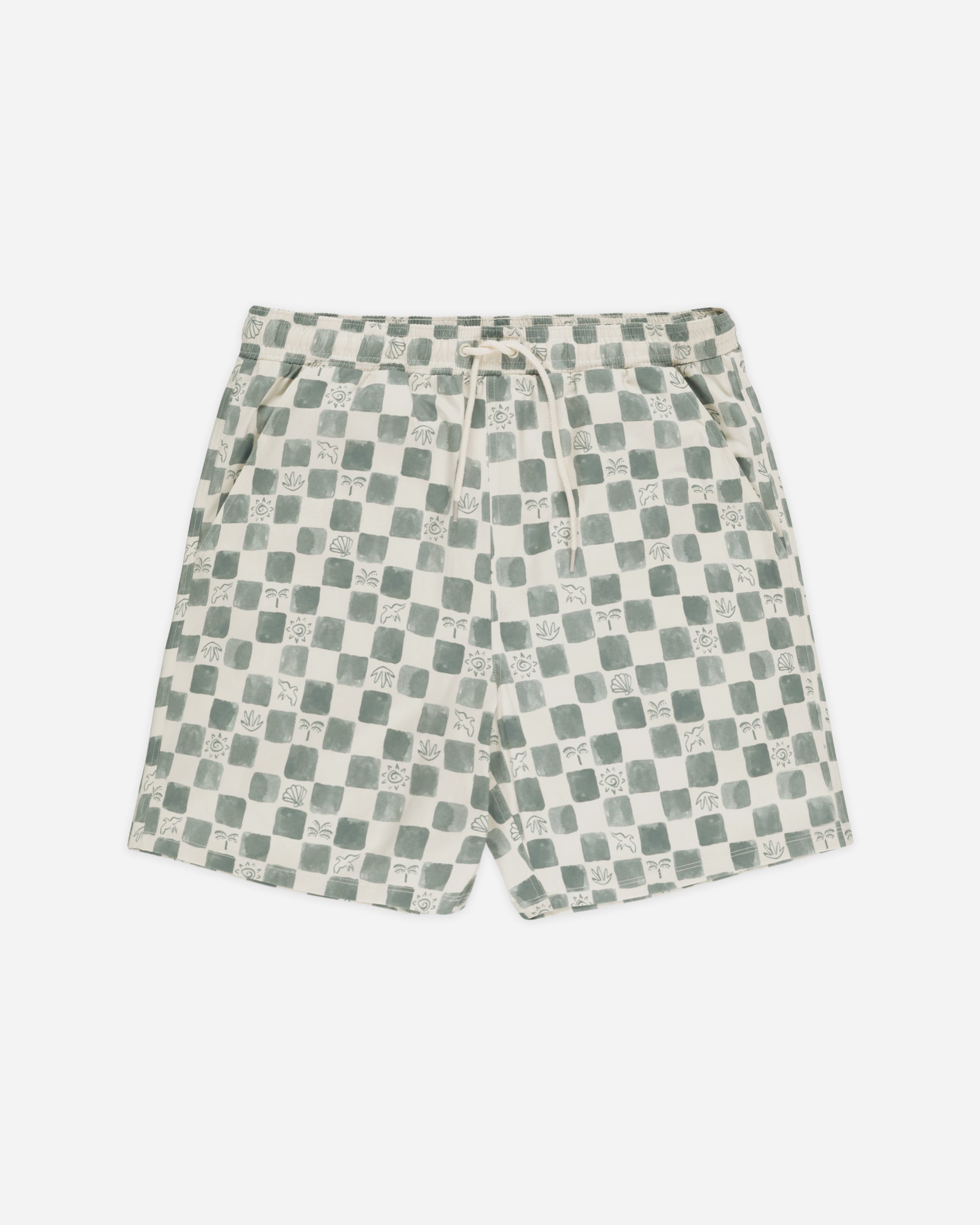 Men's Boardshort | Coastal Check