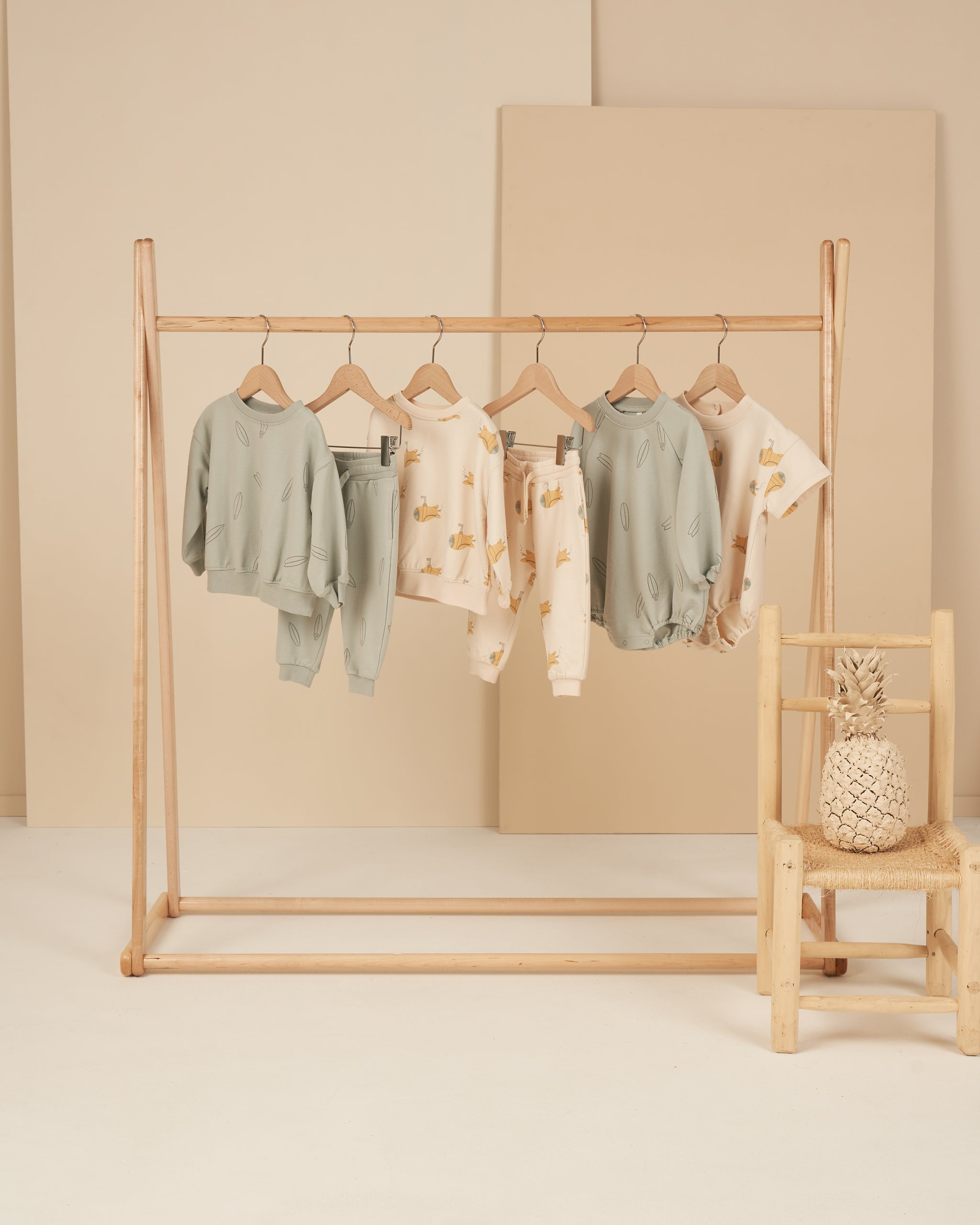 Sweatshirt || Surfboard - Rylee + Cru | Kids Clothes | Trendy Baby Clothes | Modern Infant Outfits |