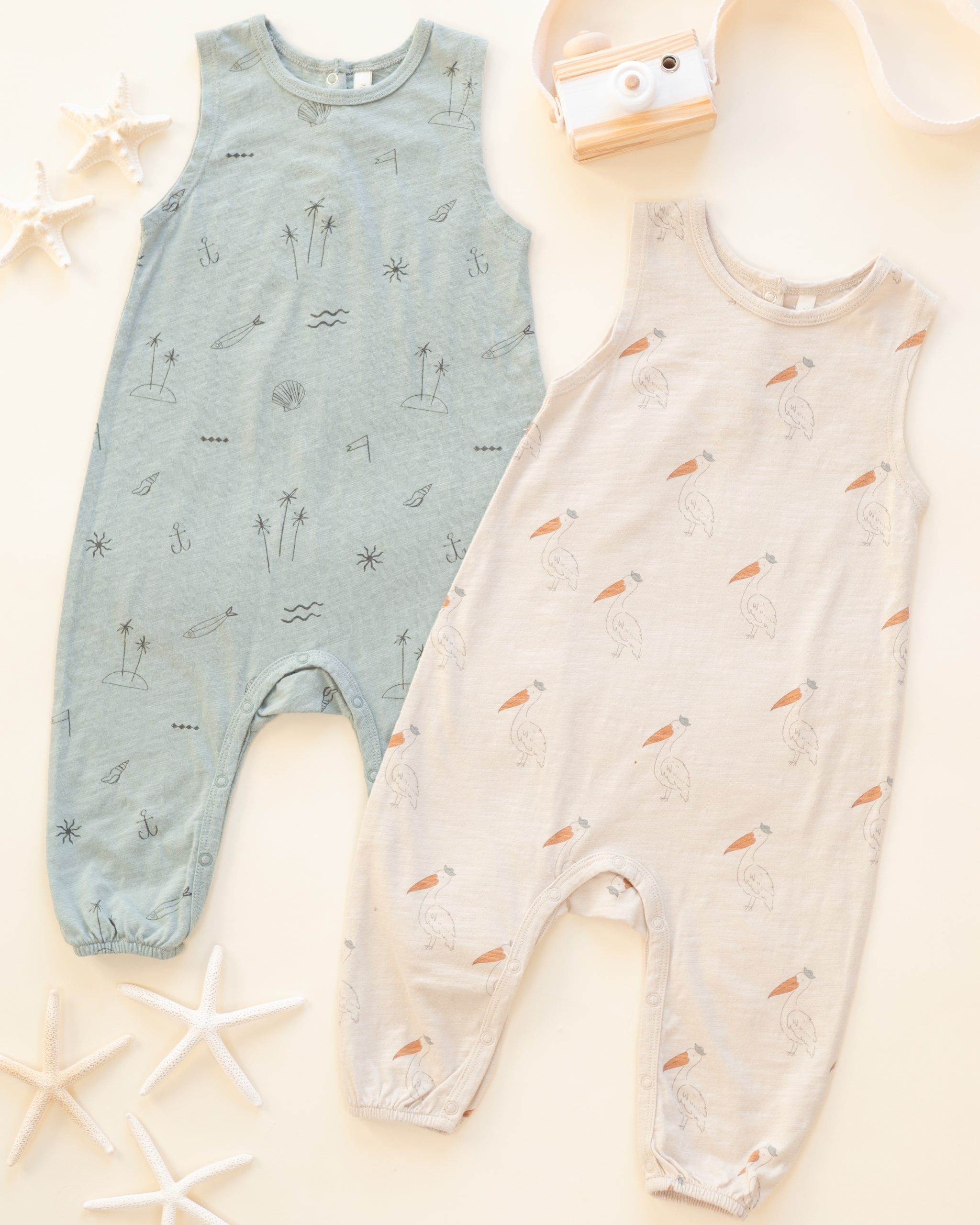 Mills Jumpsuit Pelican - Rylee + Cru | Kids Clothes | Trendy Baby Clothes | Modern Infant Outfits |