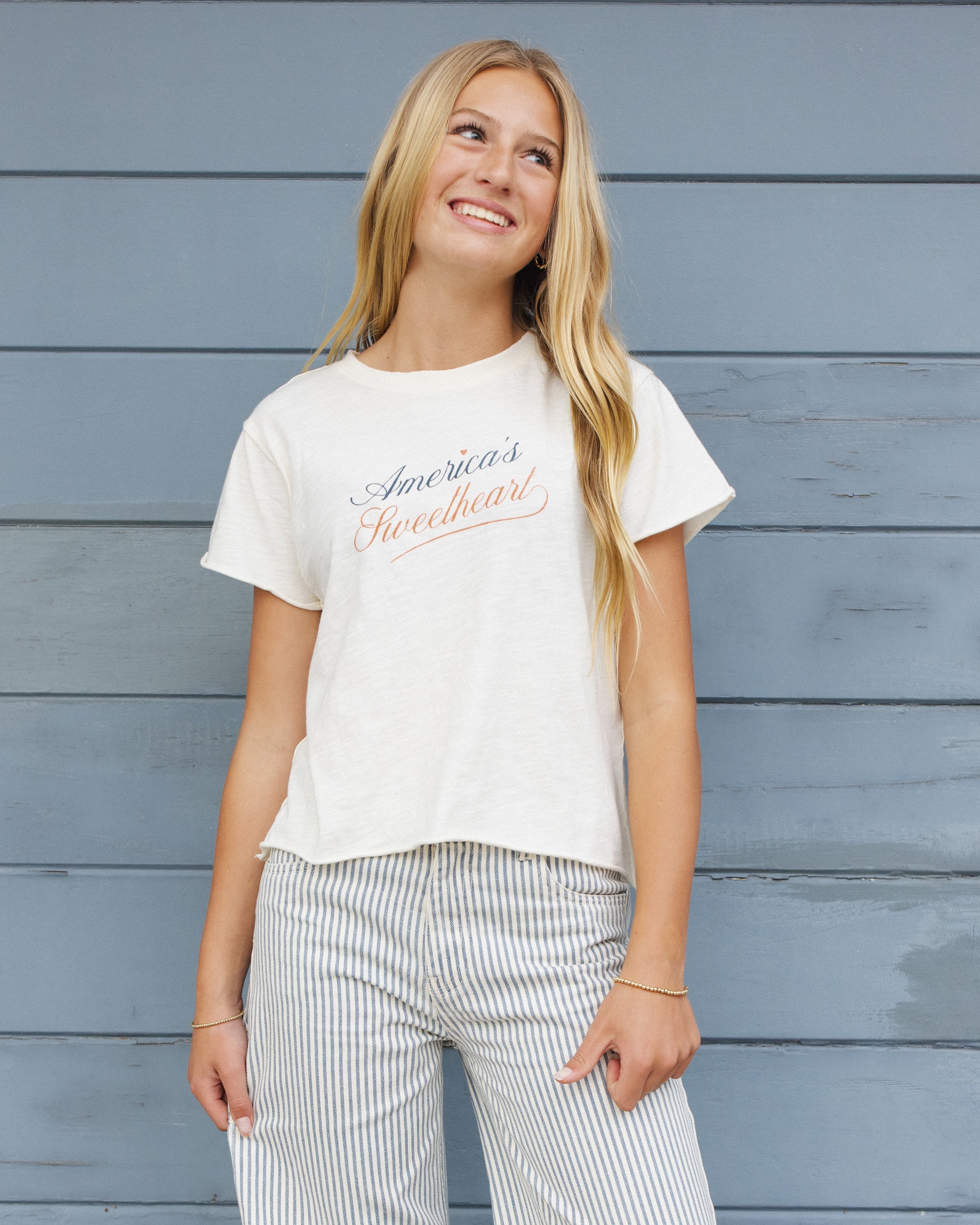 Teen Vintage Tee Americas Sweetheart - Rylee + Cru | Kids Clothes | Trendy Baby Clothes | Modern Infant Outfits |