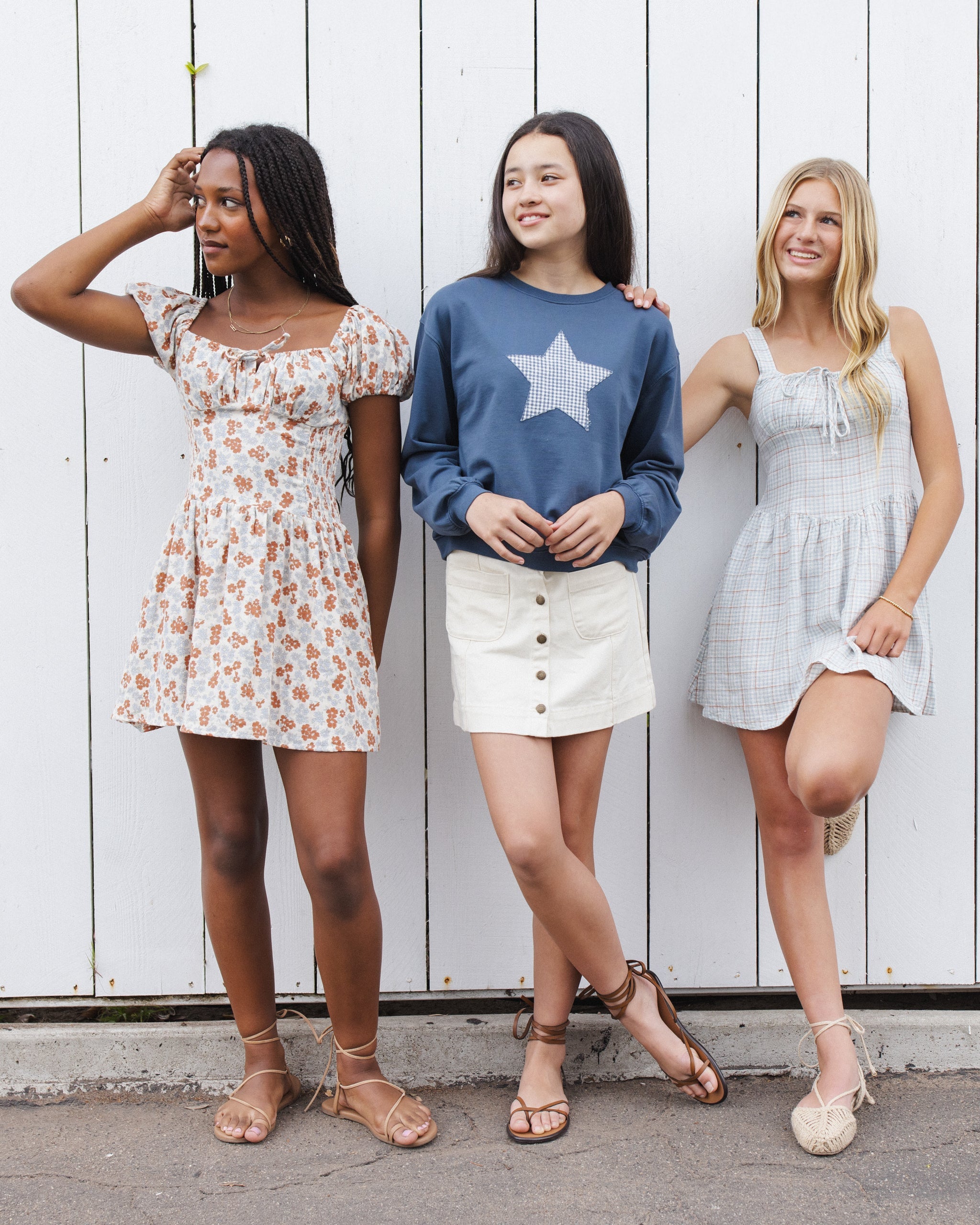 Teen Alex Dress Americana Floral - Rylee + Cru | Kids Clothes | Trendy Baby Clothes | Modern Infant Outfits |