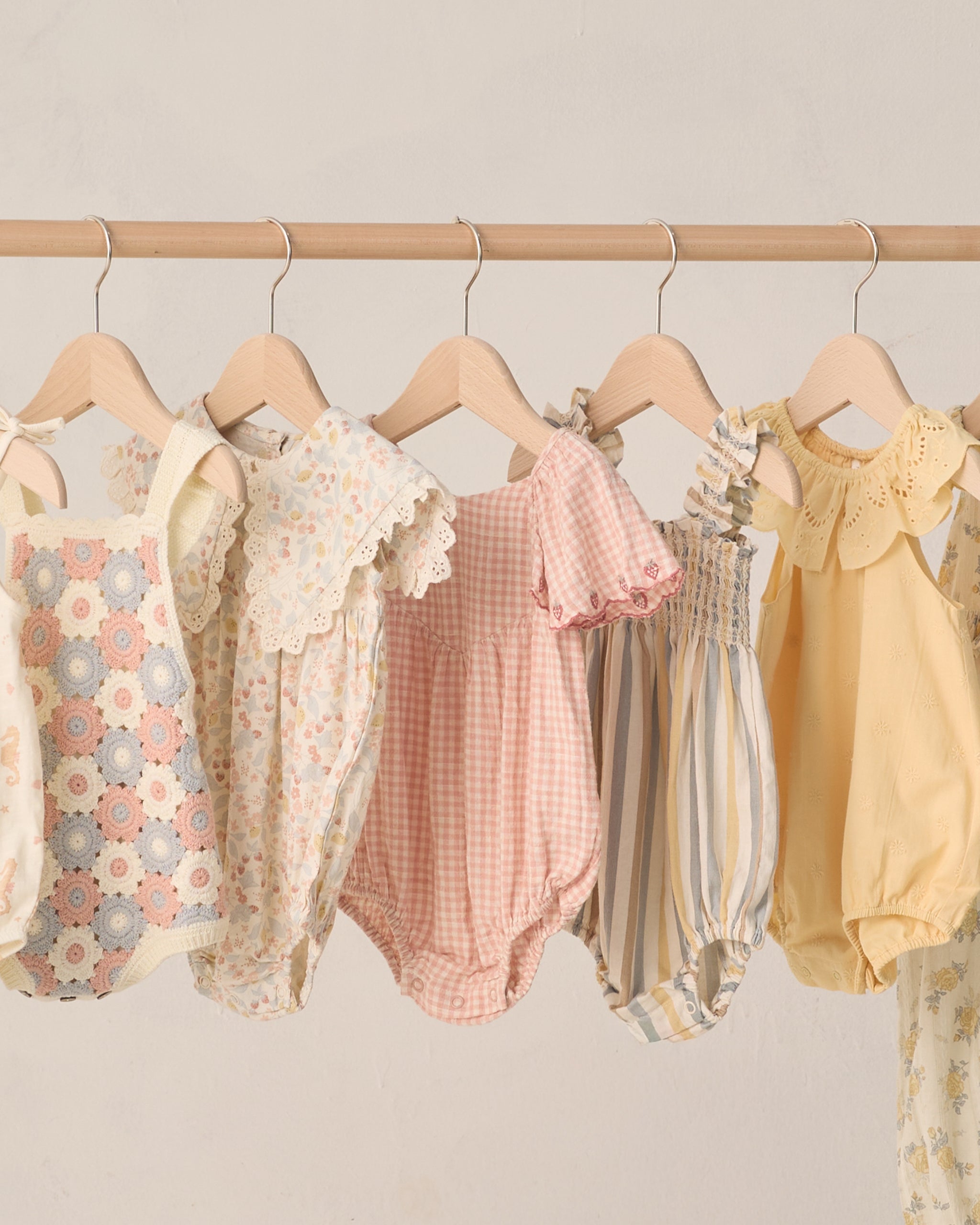 Julia Romper Valencia Stripe - Rylee + Cru | Kids Clothes | Trendy Baby Clothes | Modern Infant Outfits |