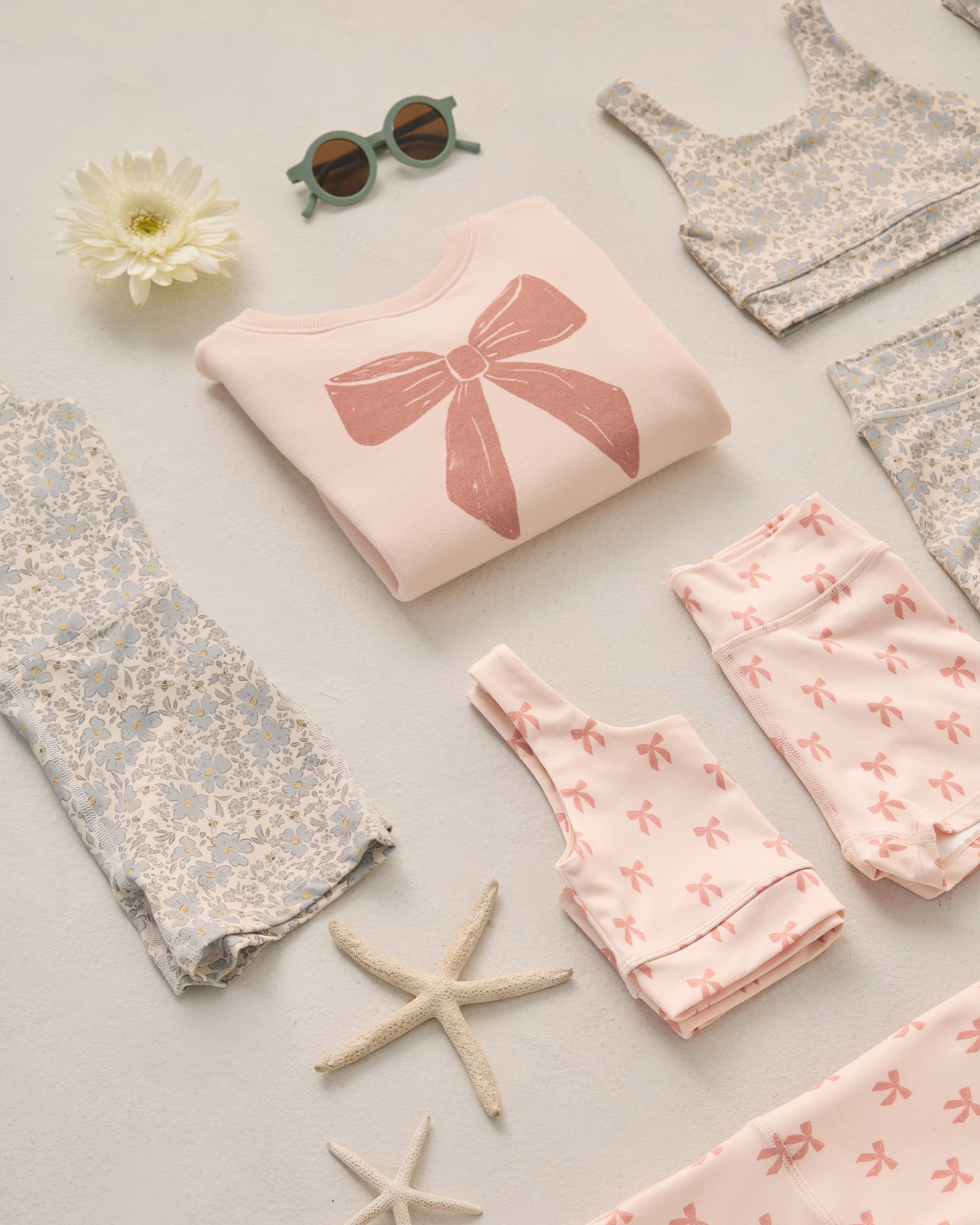 Malibu Bodysuit Blue Meadow - Rylee + Cru | Kids Clothes | Trendy Baby Clothes | Modern Infant Outfits |