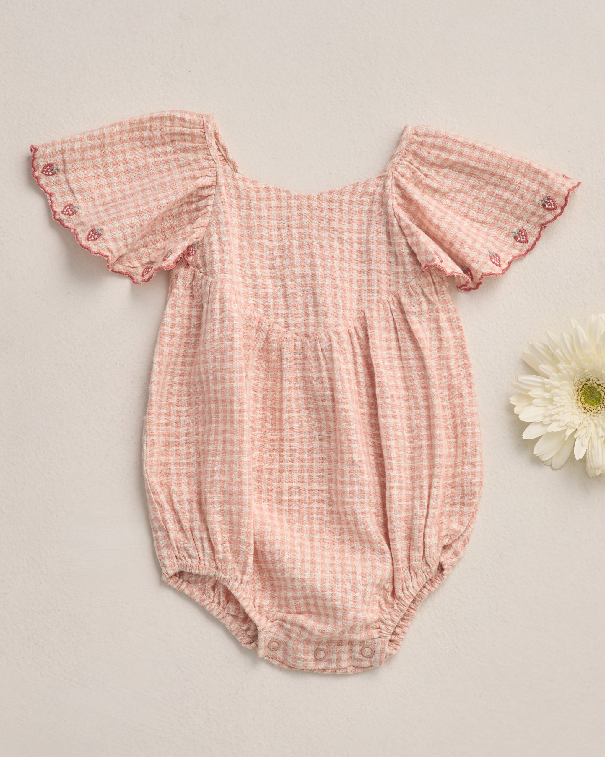 Roxy Romper Petal Gingham