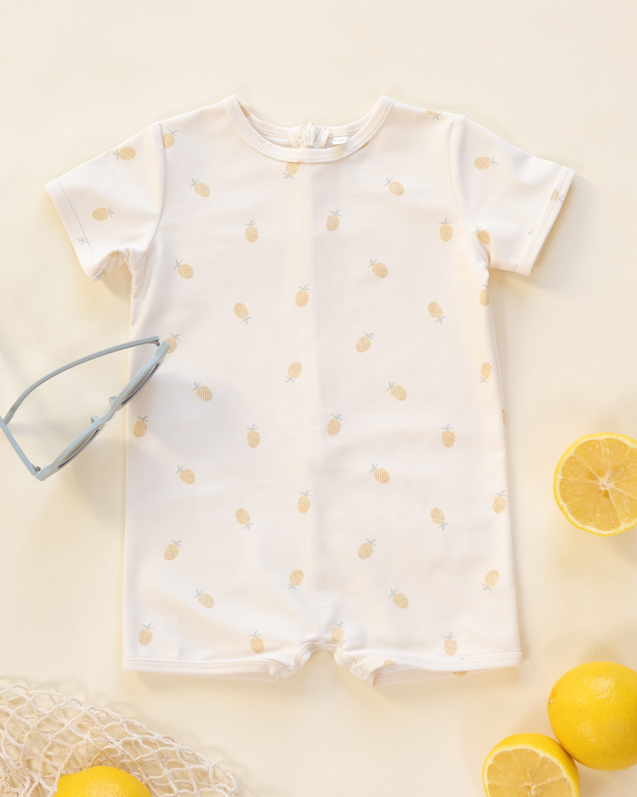 Shorty One-Piece Pineapple - Rylee + Cru | Kids Clothes | Trendy Baby Clothes | Modern Infant Outfits |