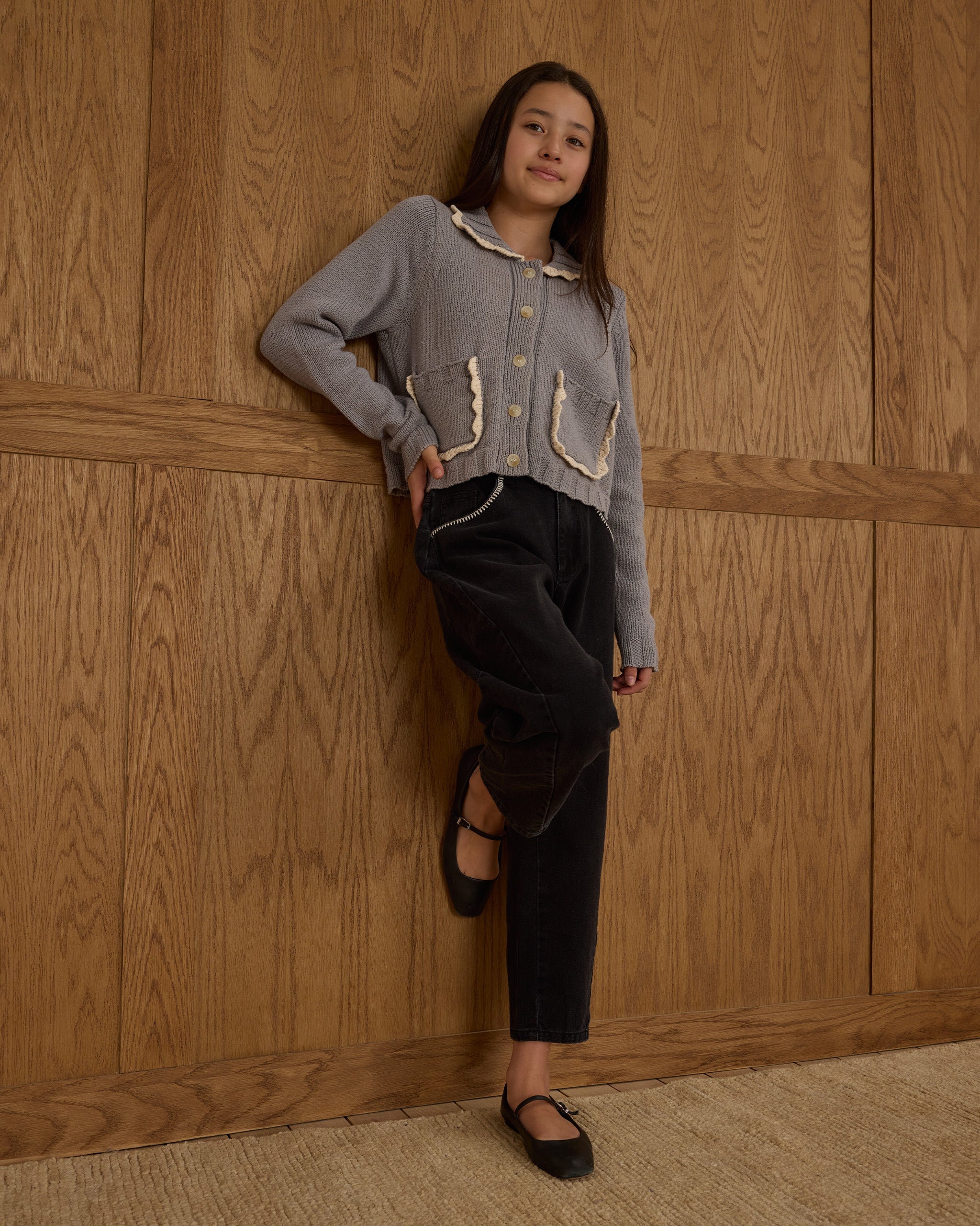 Barrel Pant || Washed Black - Rylee + Cru | Kids Clothes | Trendy Baby Clothes | Modern Infant Outfits |