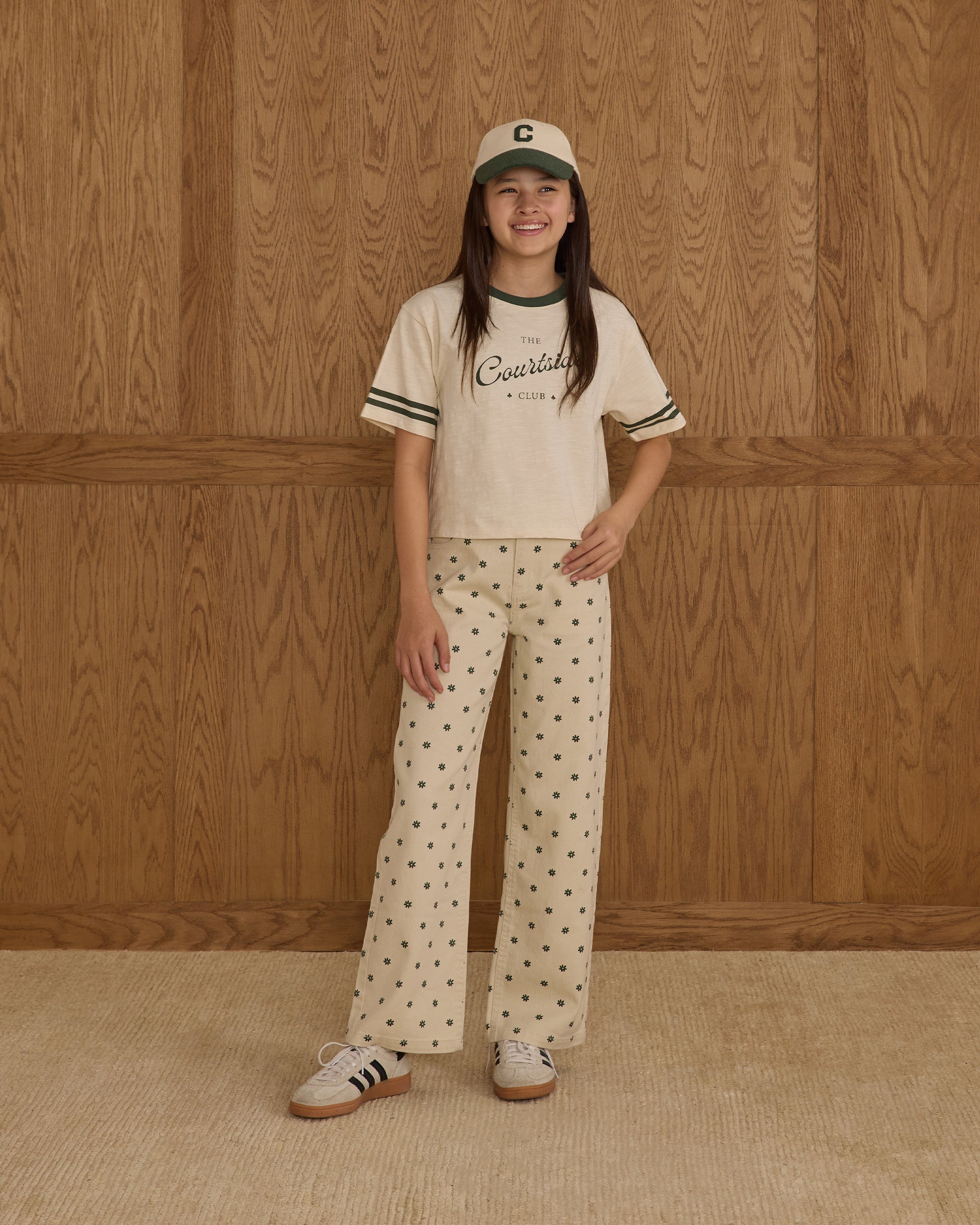 Baggy Wide Leg Denim || Mini Daisy - Rylee + Cru | Kids Clothes | Trendy Baby Clothes | Modern Infant Outfits |