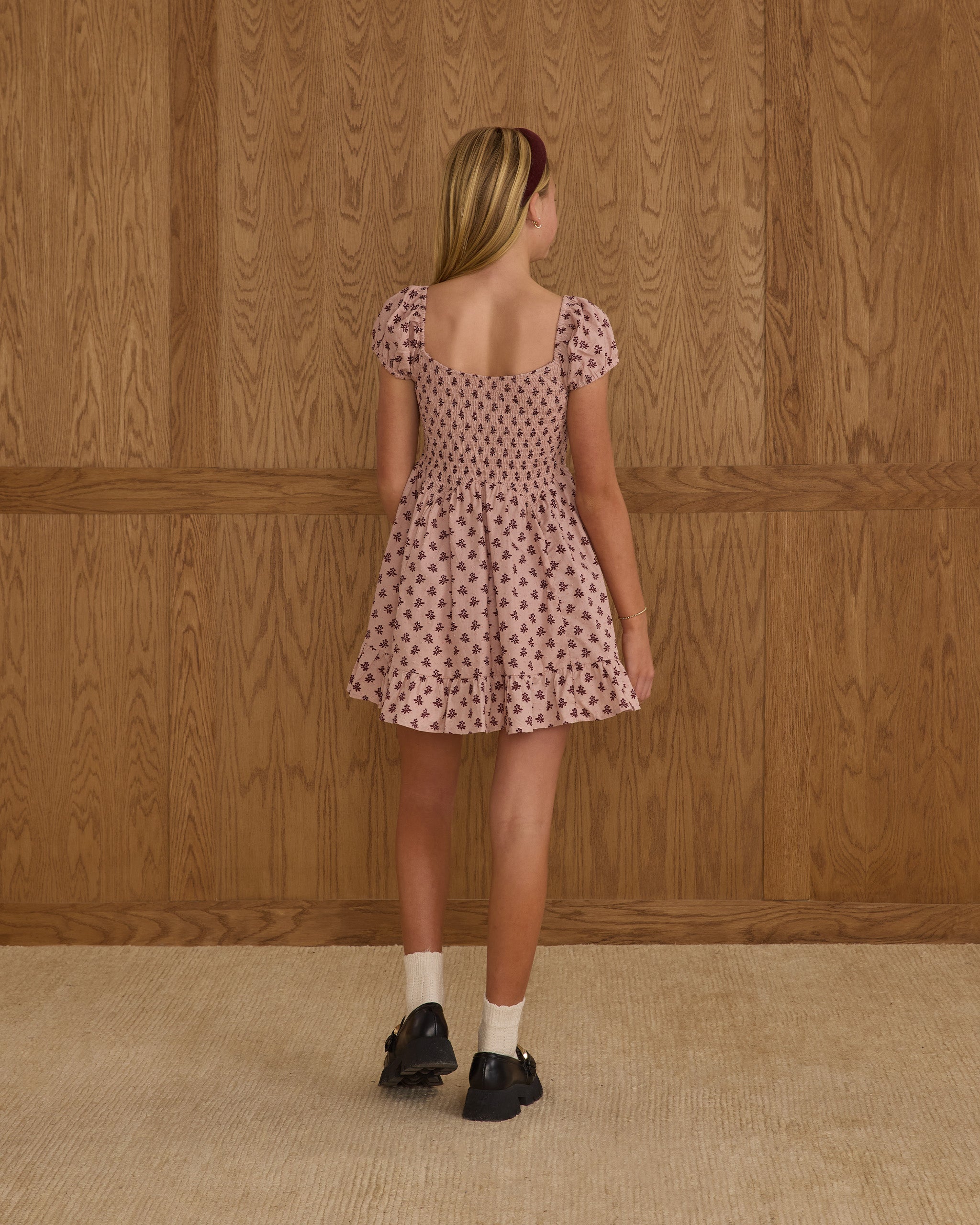Stella Dress || Blush Fleur Teen