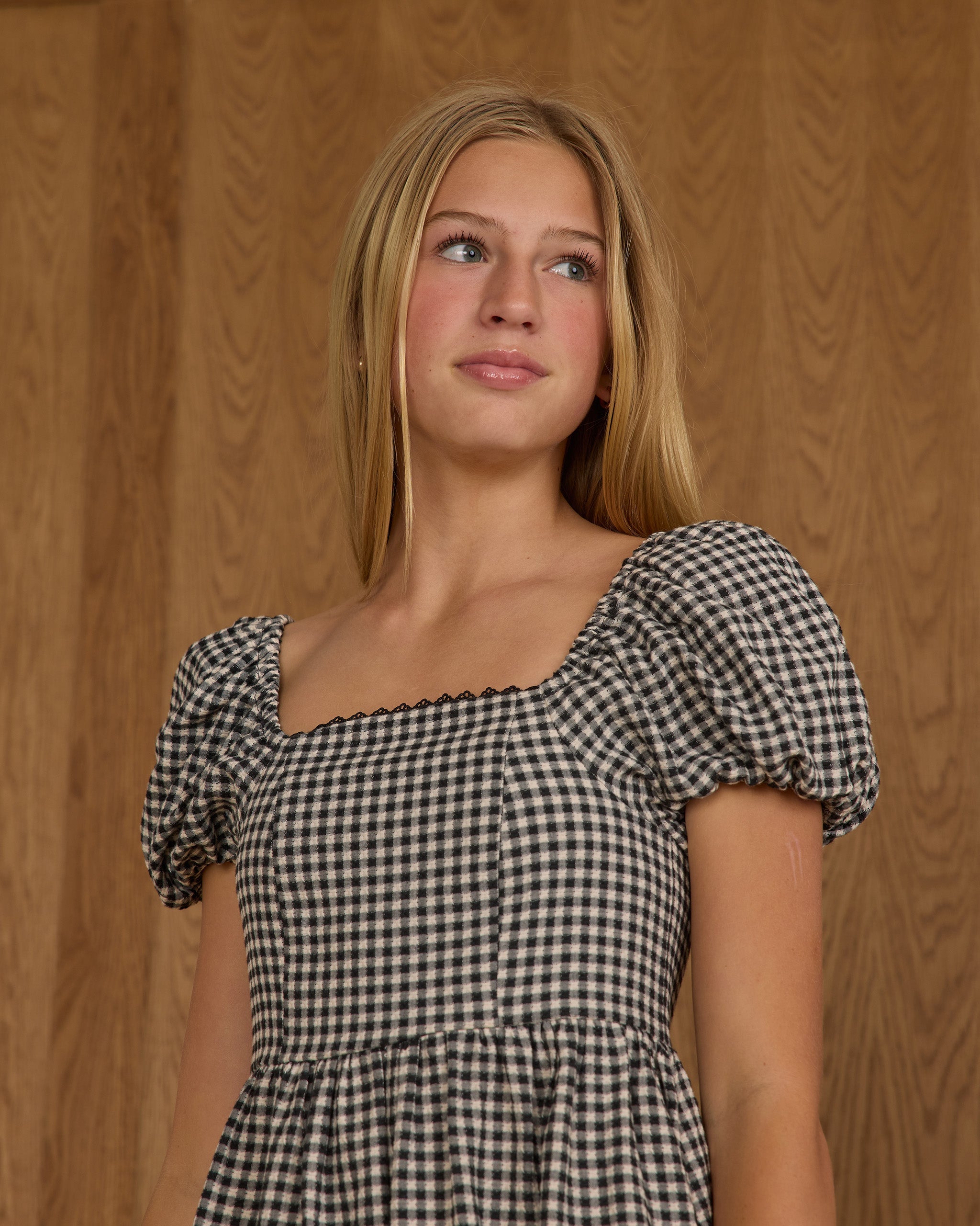 Axel Dress || Black Gingham - Rylee + Cru | Kids Clothes | Trendy Baby Clothes | Modern Infant Outfits |