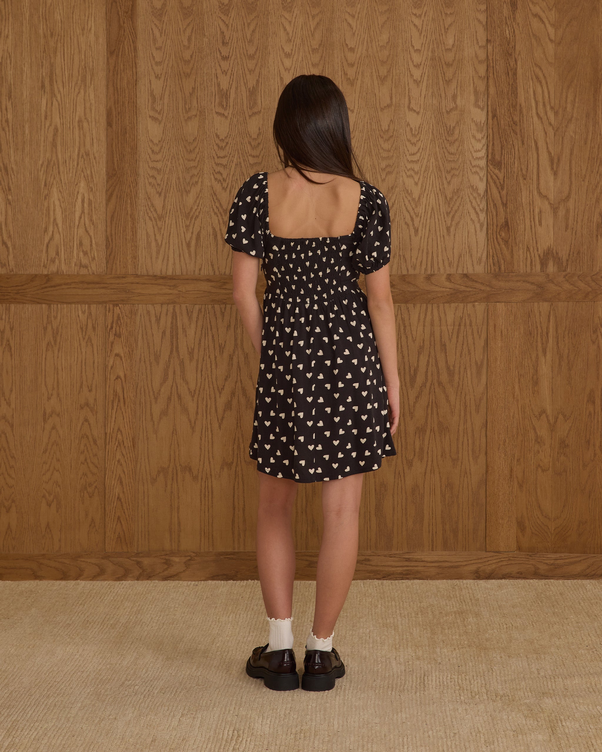 Axel Dress || Hearts - Rylee + Cru | Kids Clothes | Trendy Baby Clothes | Modern Infant Outfits |