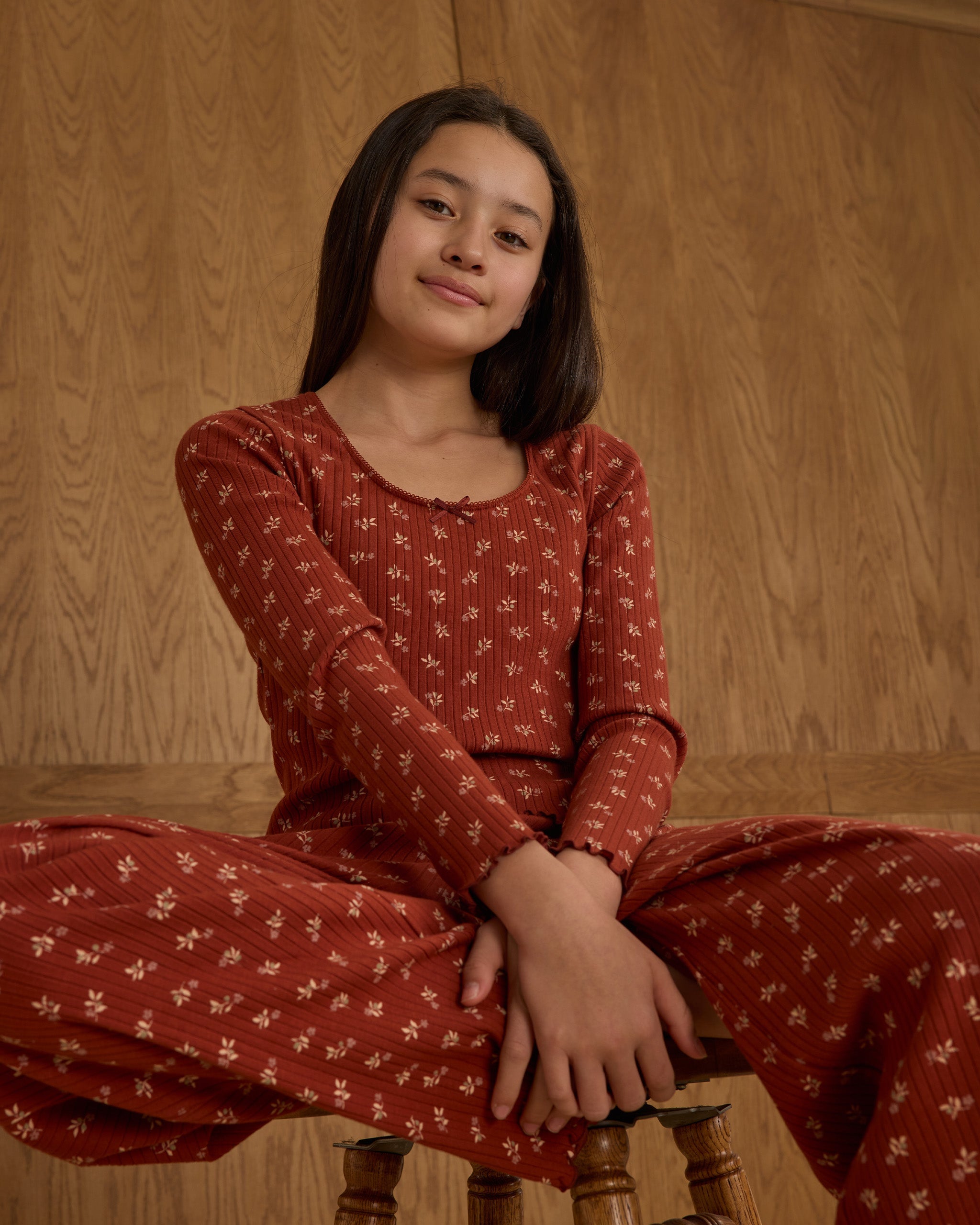 Ribbed Lounge Set || Ruby Ditsy - Teen