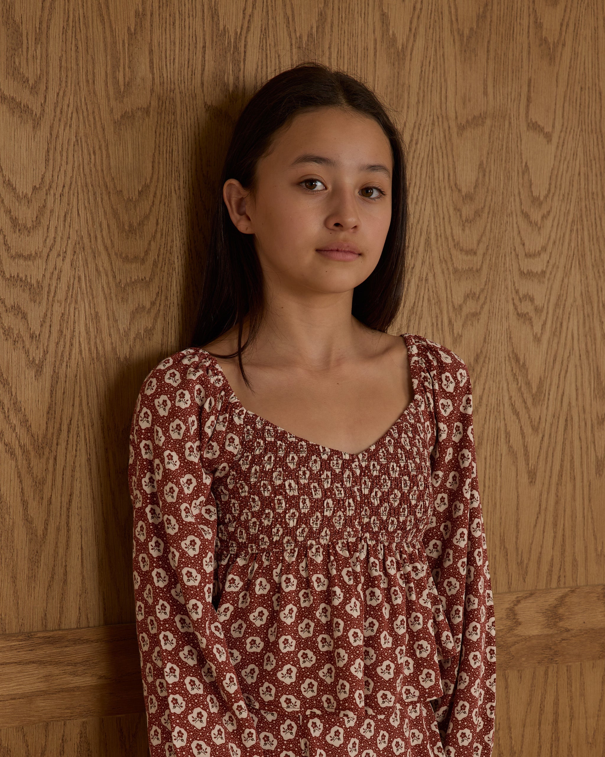 Long Sleeve Flutter Top || Ruby Fleur - Teen
