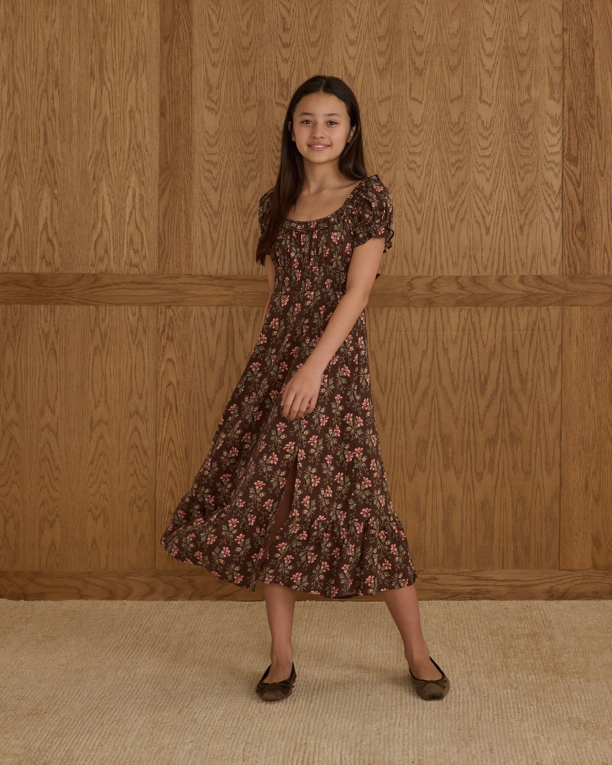 Lana Dress || Winter Floral - Teen
