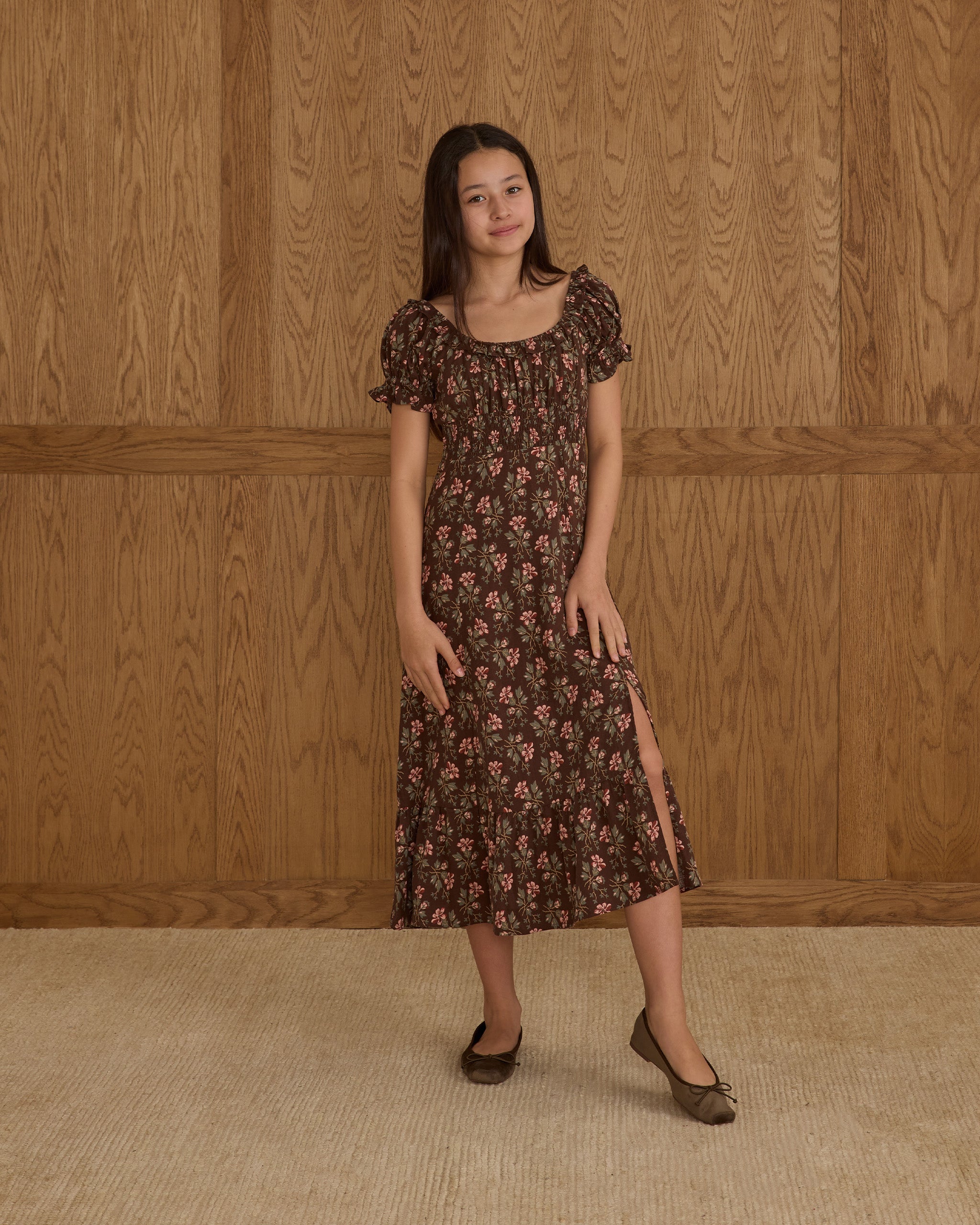 Lana Dress || Winter Floral - Teen