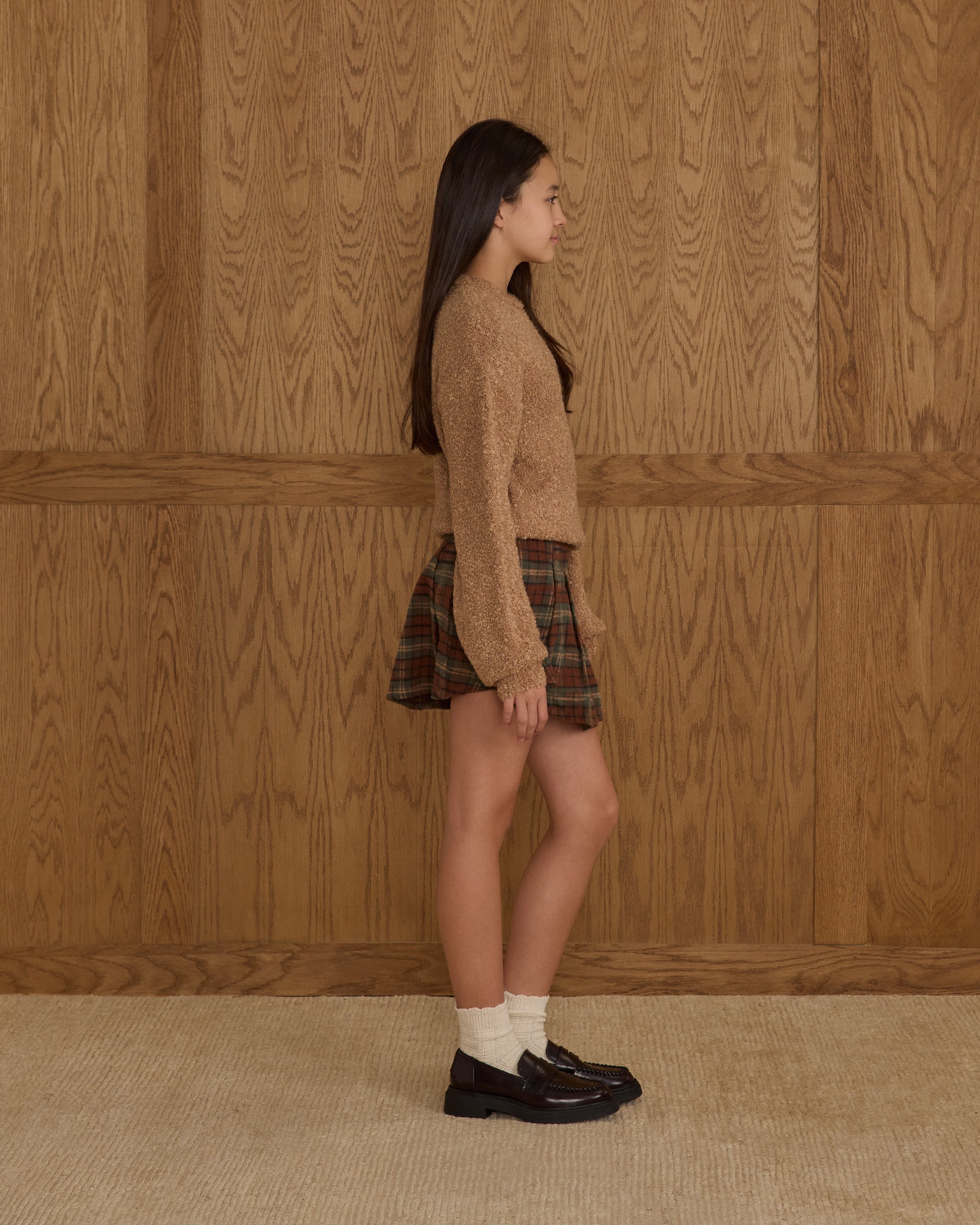 Pleated Skirt || Holiday Plaid - Teen