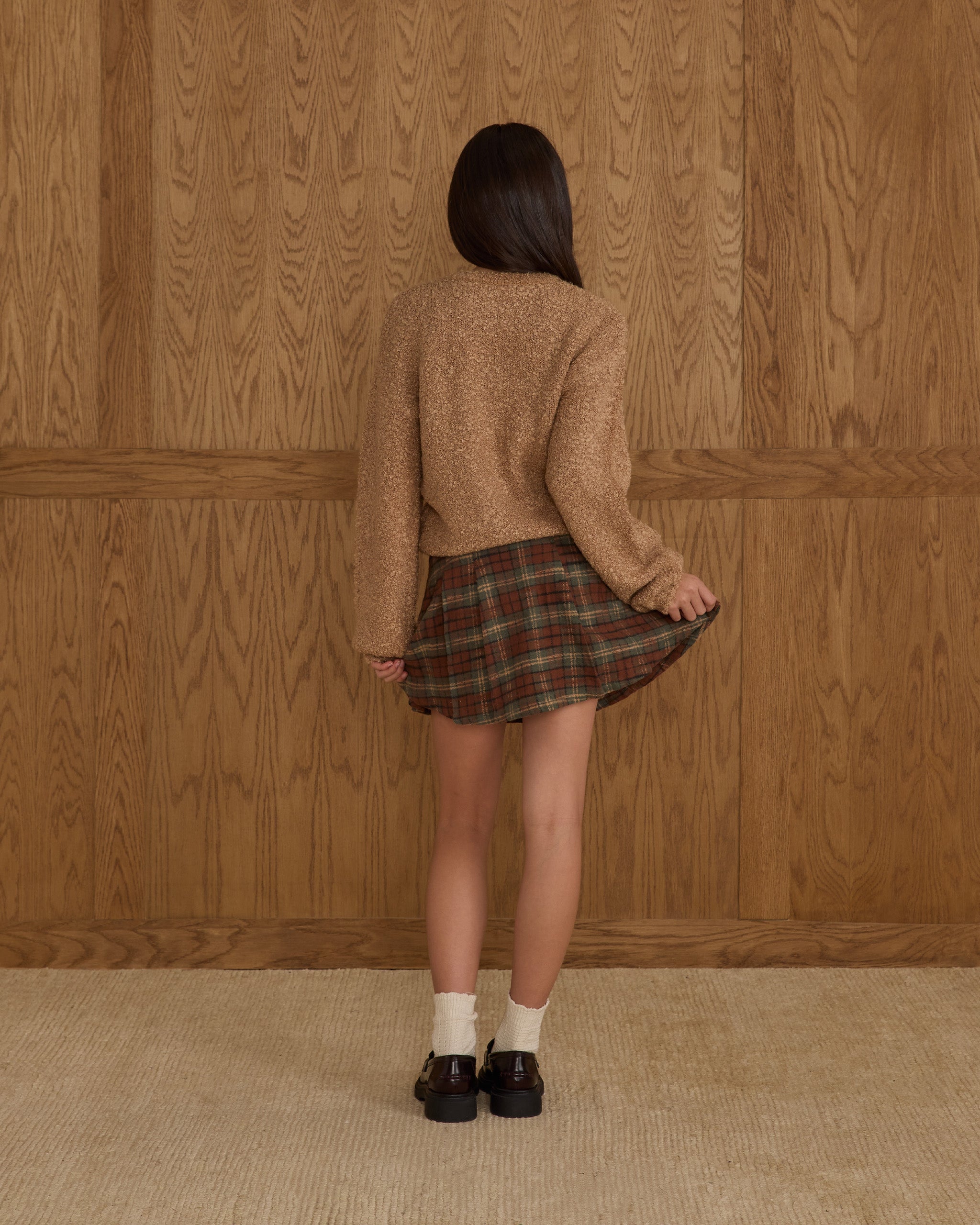 Aspen Sweater || Toffee Boucle - Teen