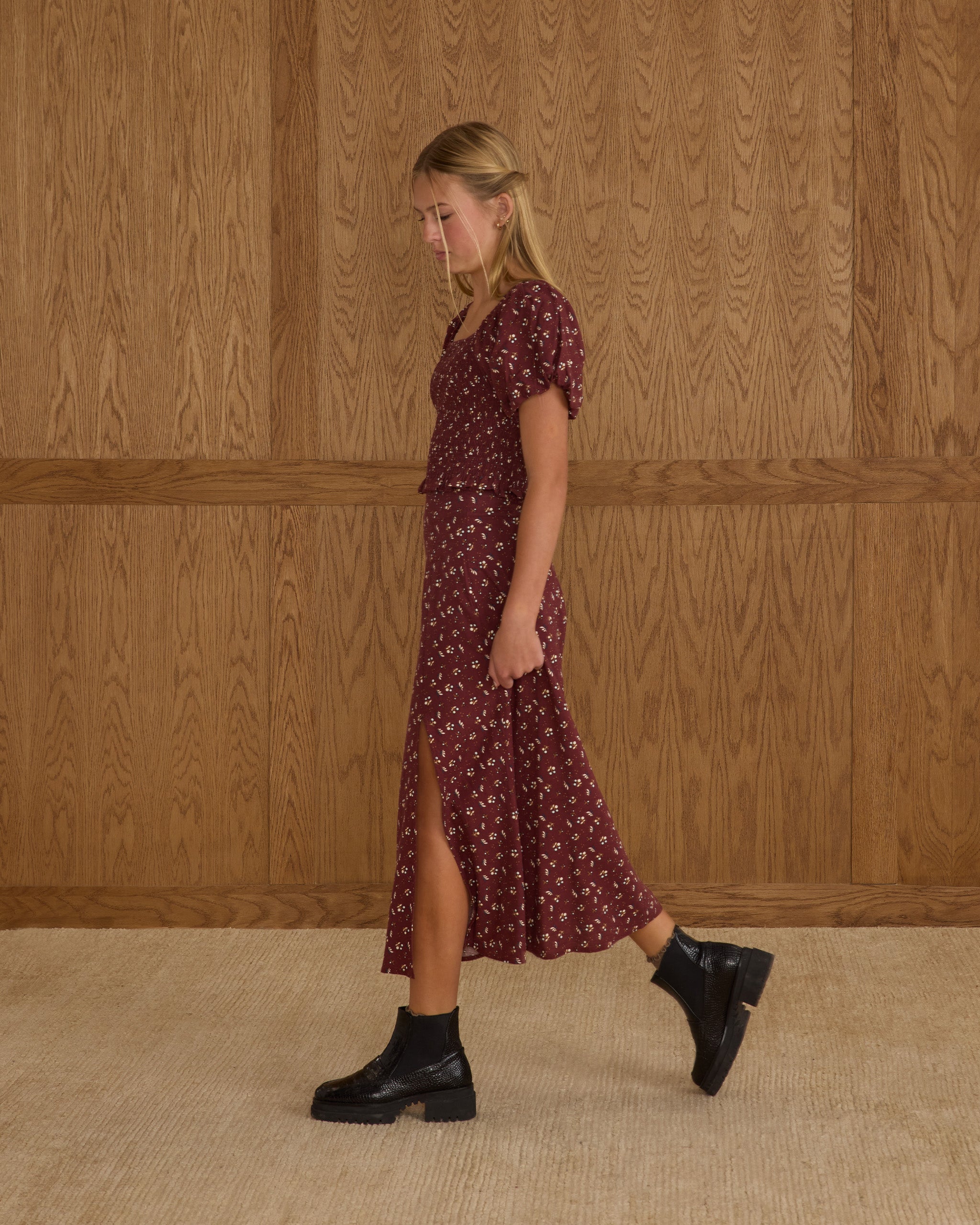 Jupe midi | Harvest Berry Teen