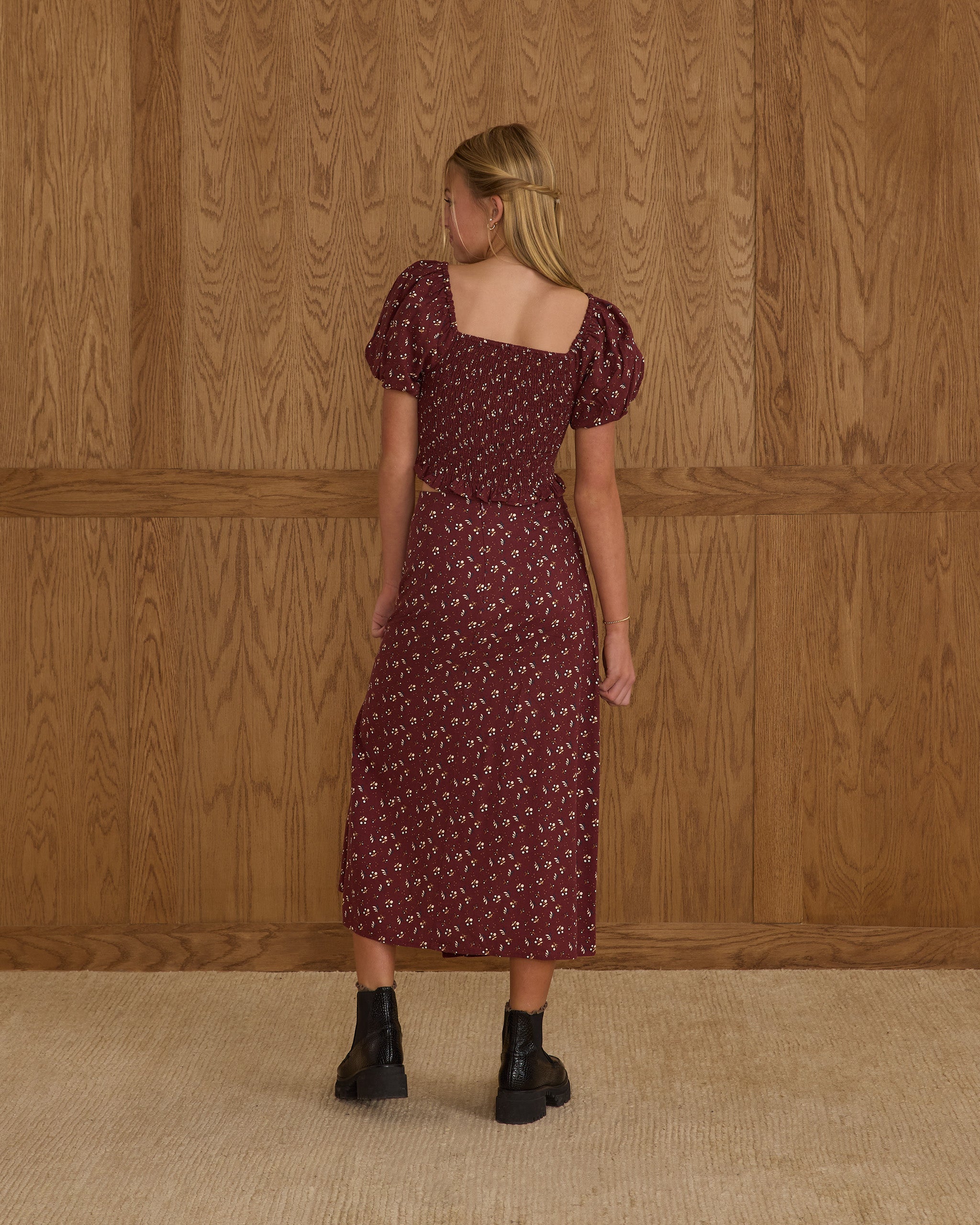 Midi Skirt | Harvest Berry Teen