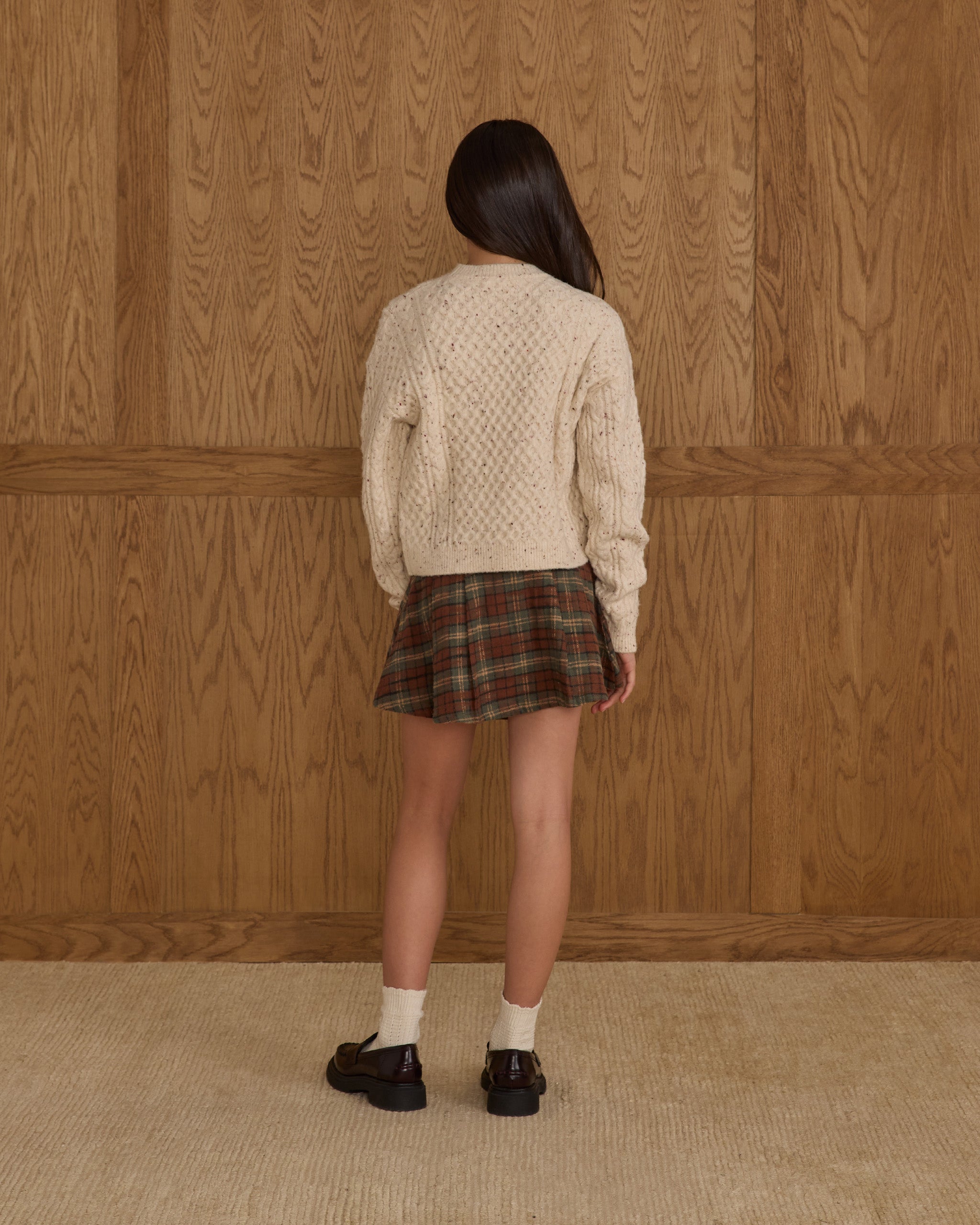 Pleated Skirt || Holiday Plaid - Teen