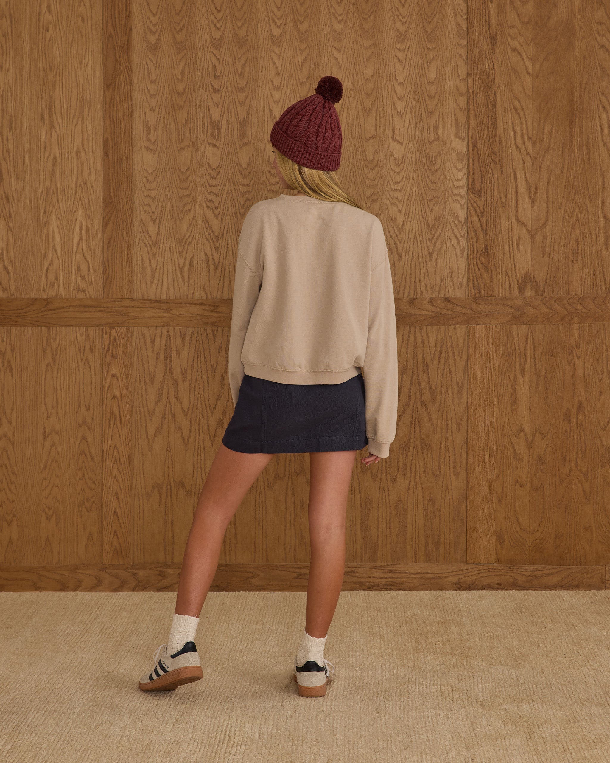 Mini-jupe Denver | Bleu marine pour adolescentes