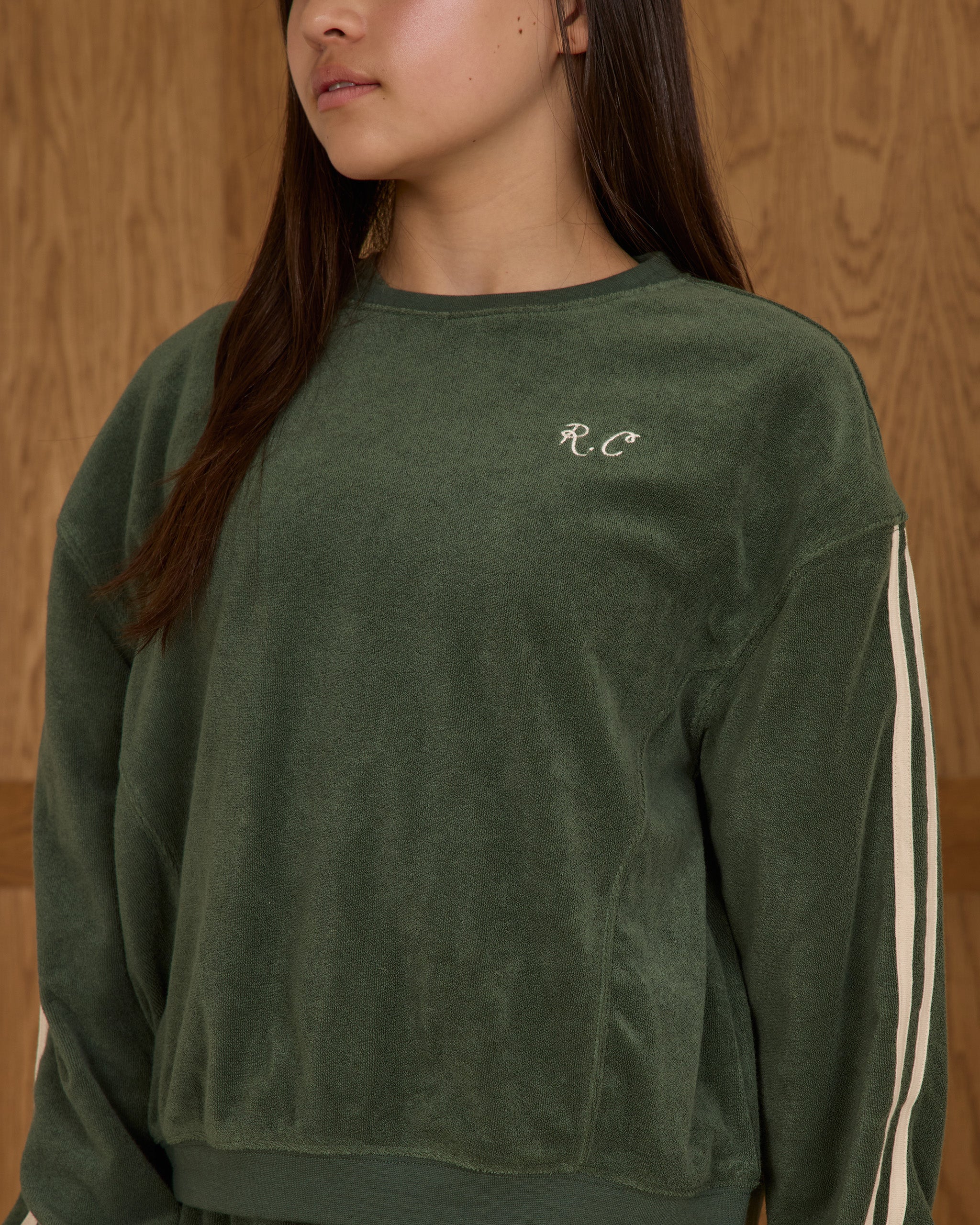 Oversized Sweatshirt || Green - Rylee + Cru | Kids Clothes | Trendy Baby Clothes | Modern Infant Outfits |