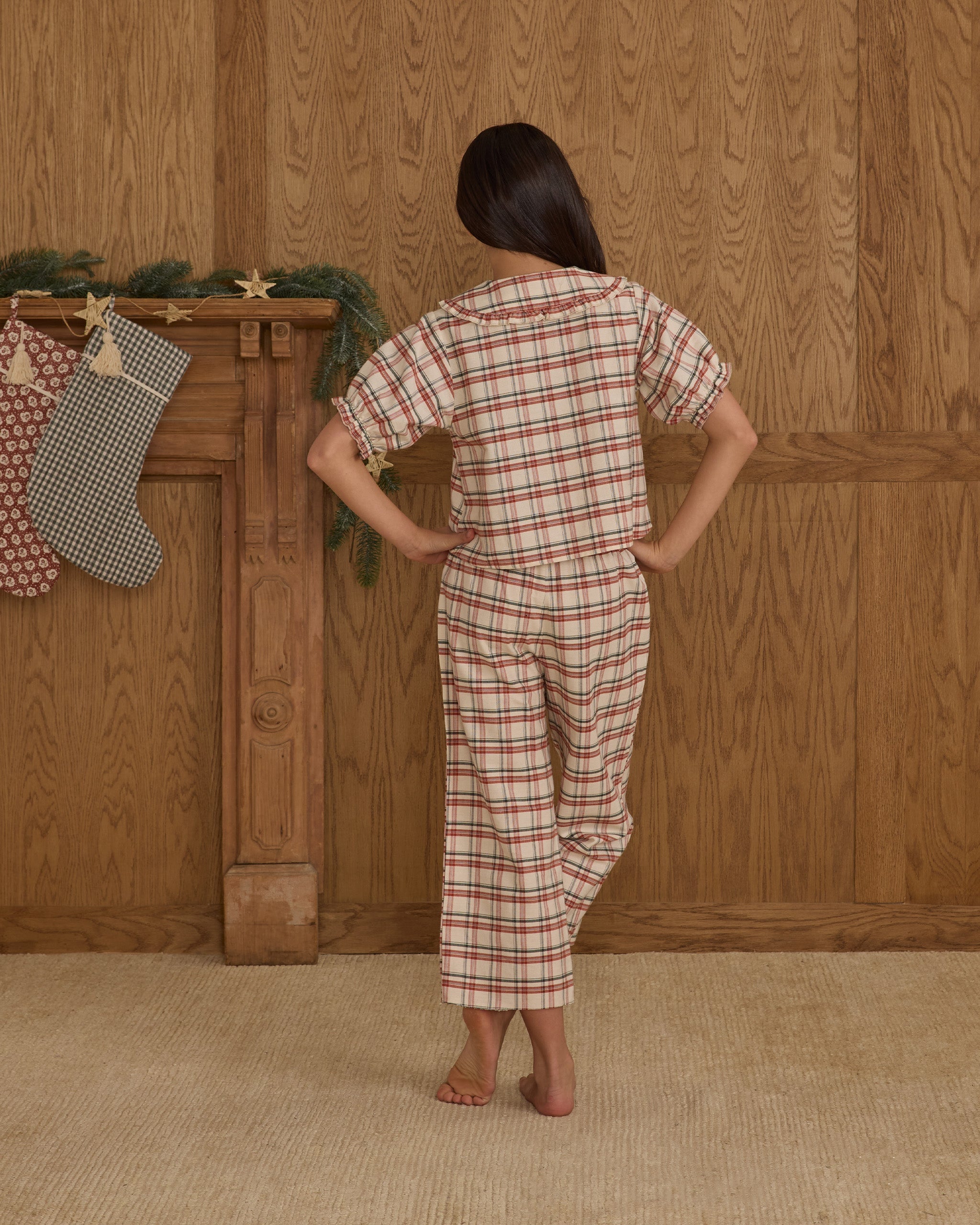 Ruffle Pajamas || Holiday Flannel - Teen