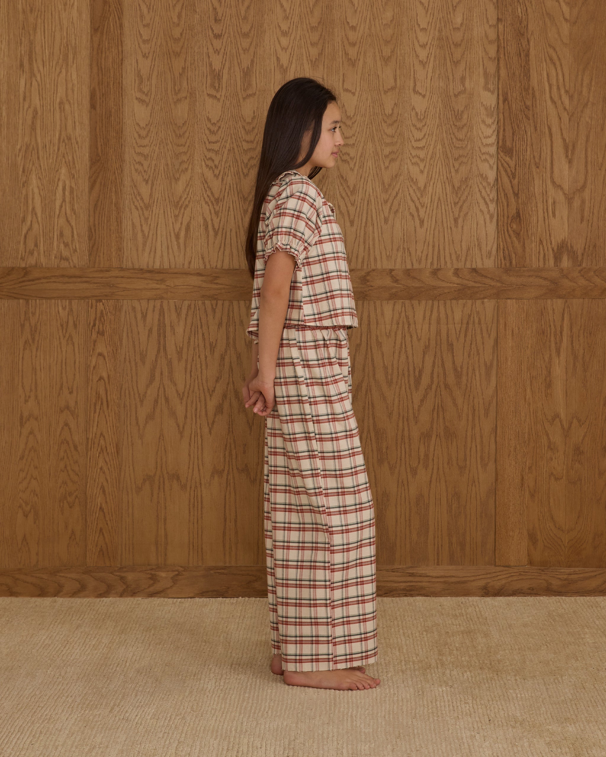 Ruffle Pajamas || Holiday Flannel - Teen