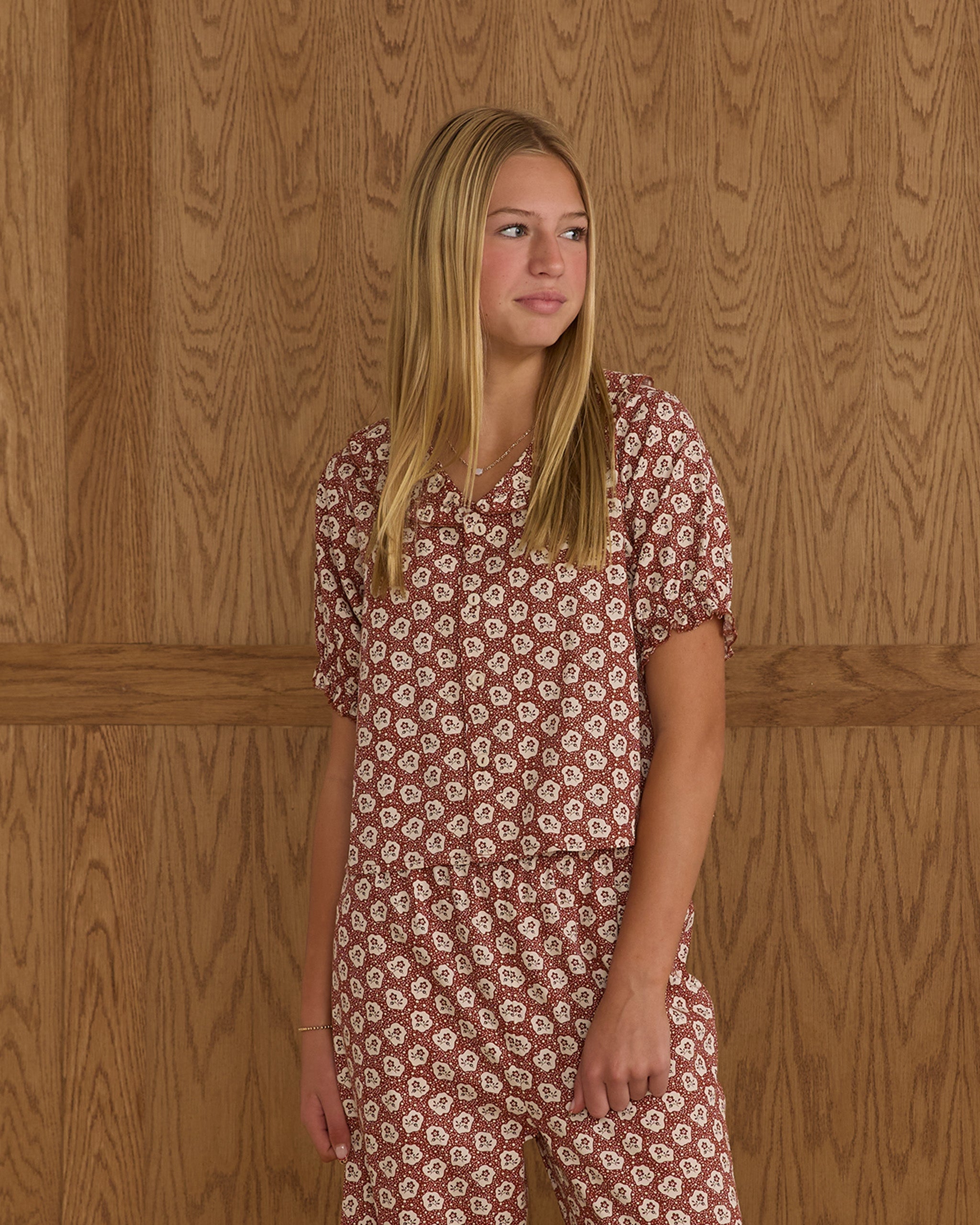 Ruffle Pajamas || Ruby Fleur - Teen